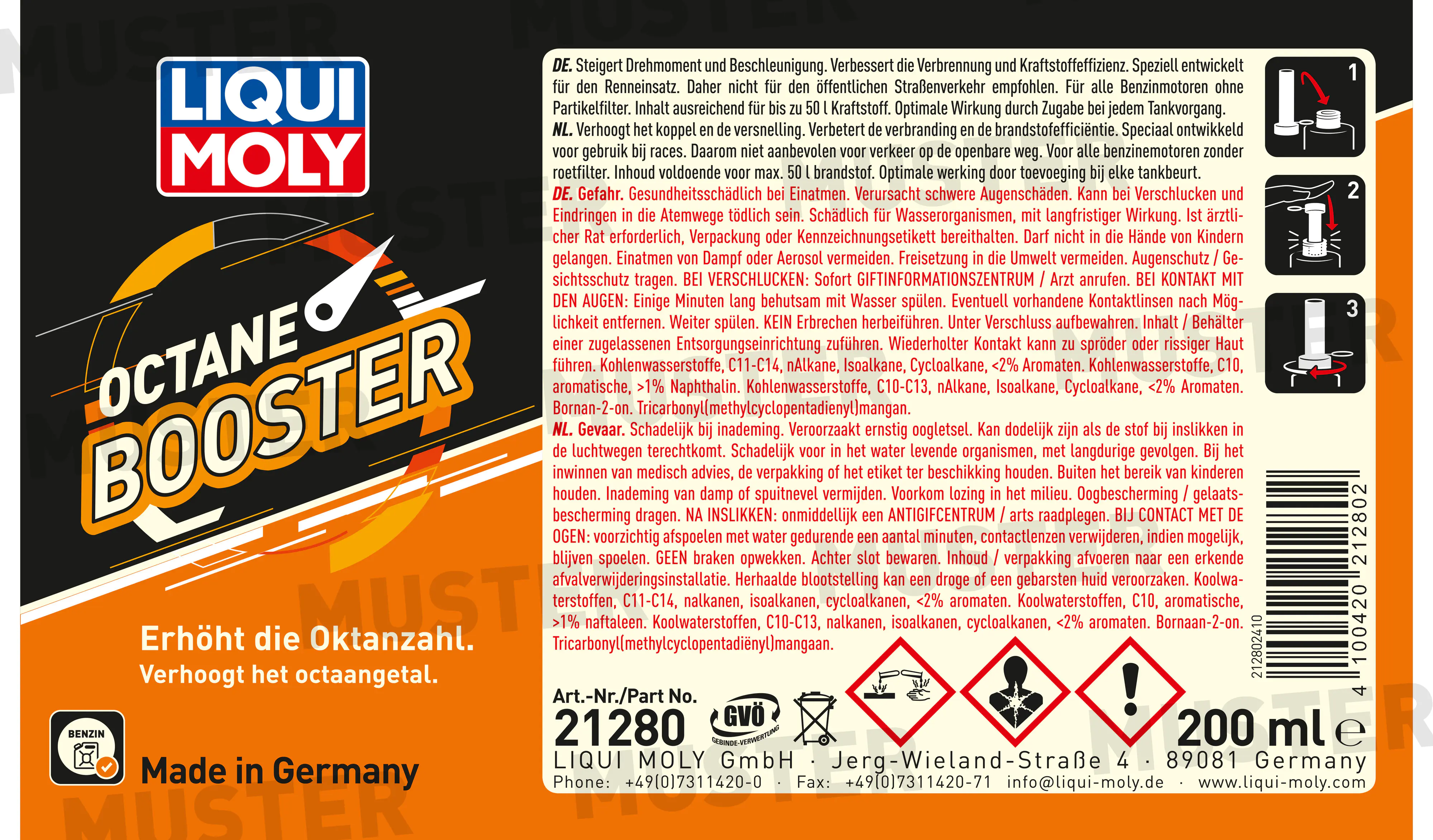 Liqui Moly Octane Booster 200 ml