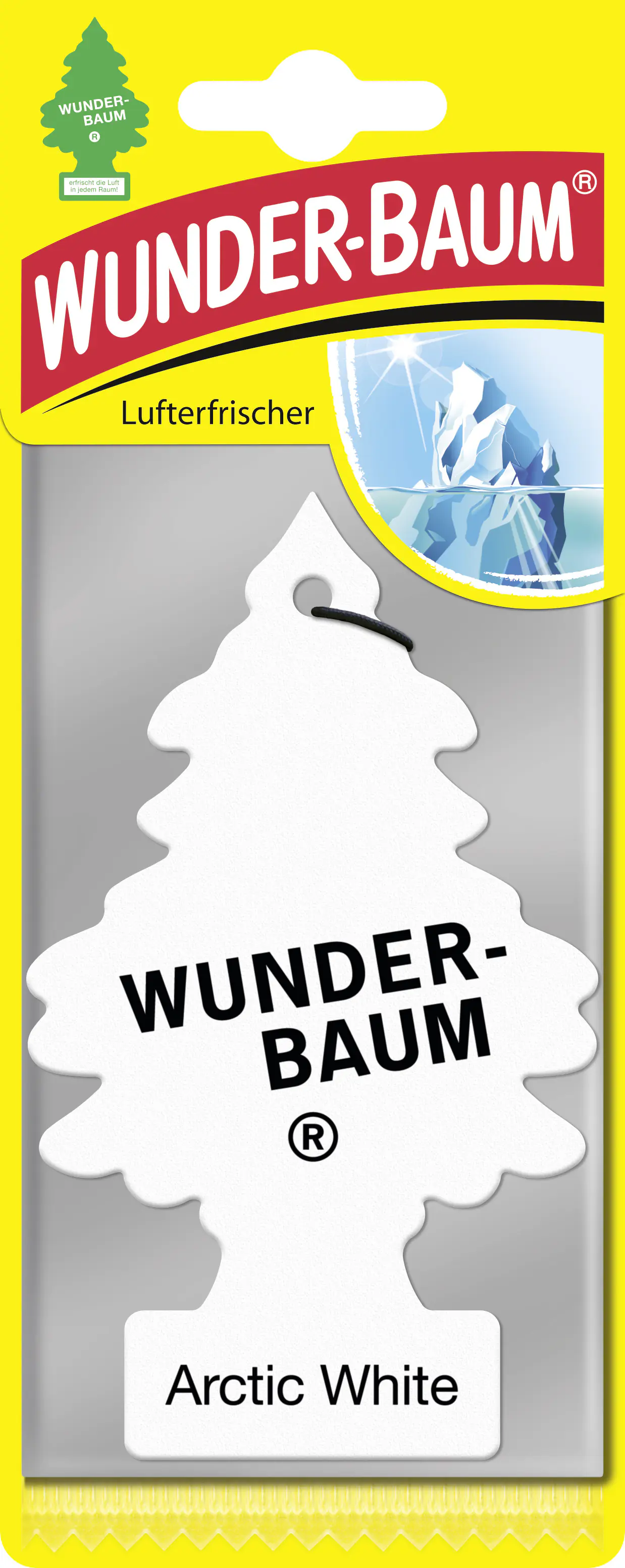 Wunderbaum Papierlufterfrischer Arctic White