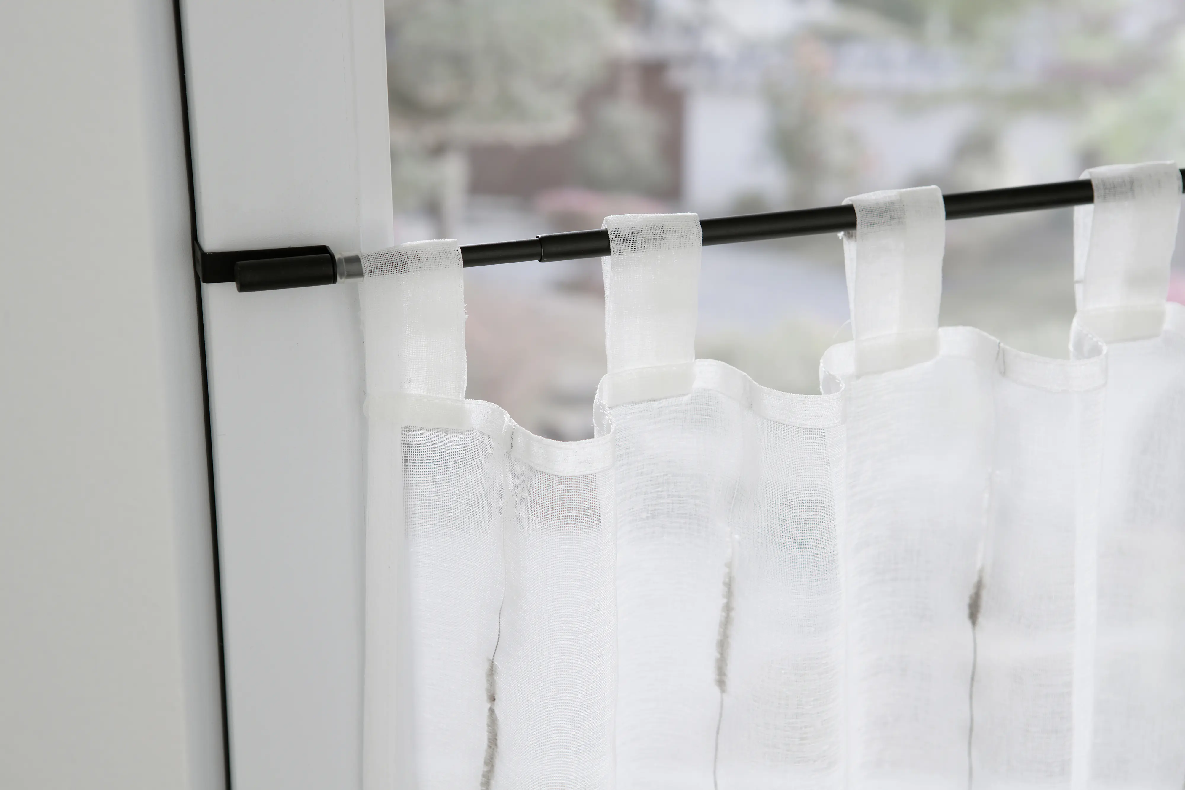 Gardinia Spannvitrage Ø 7-9 mm schwarz-matt 40 cm - 60 cm