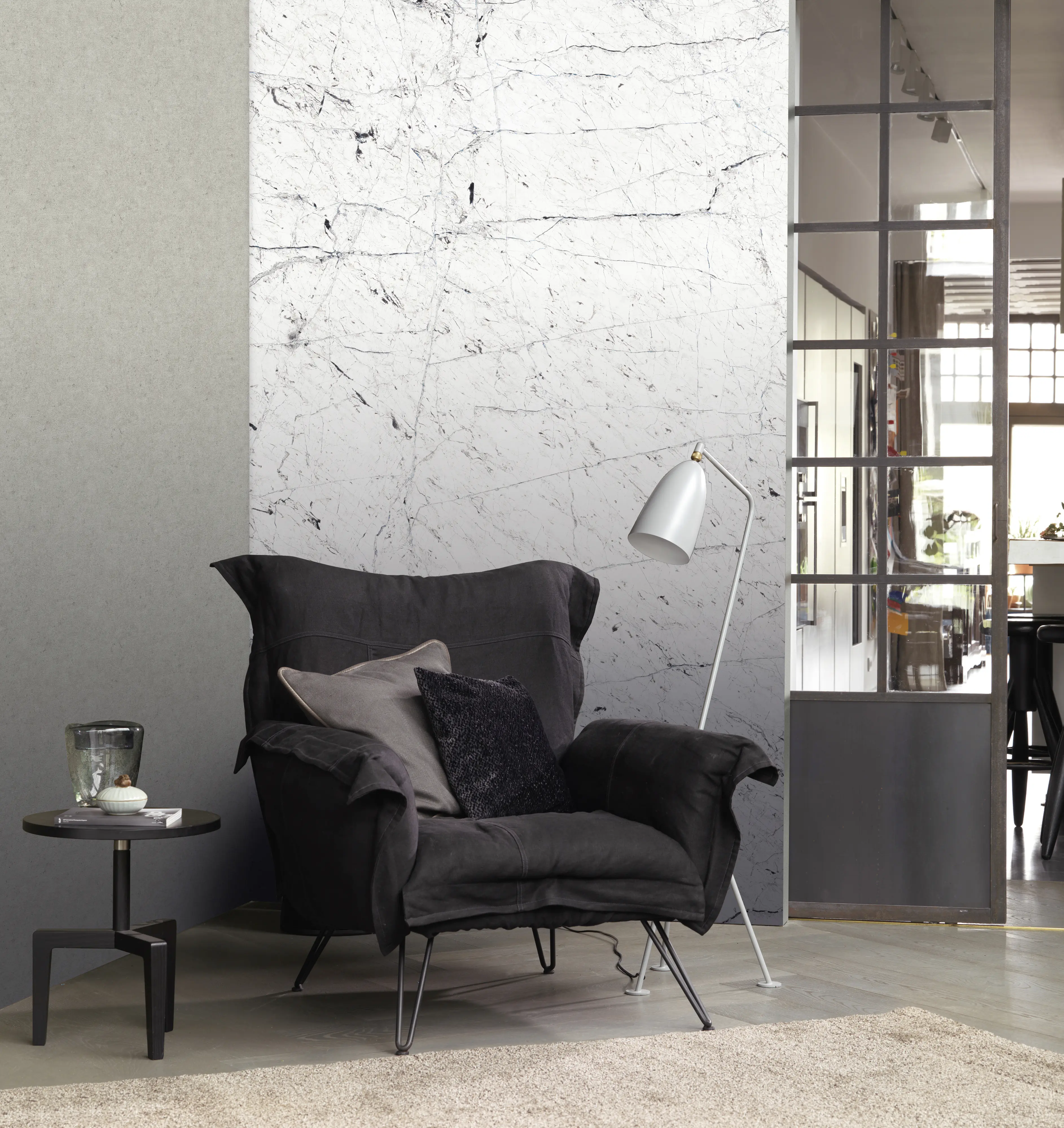 Rasch Vlies Fototapete 364347 Weiß-Grauweiß Muster & Motive 2,65 m x 1,59 m