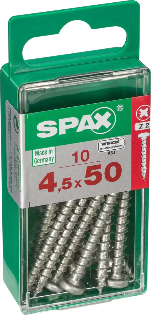 Spax Universalschrauben 4.5 x 50 mm TX 20 - 10 Stk.