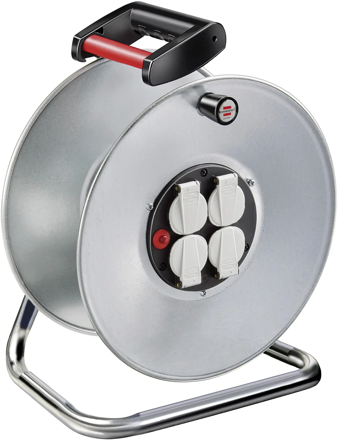 Brennenstuhl Kabeltrommel leer Stahl, für bis zu 50 m Kabel, Ø 290mm
