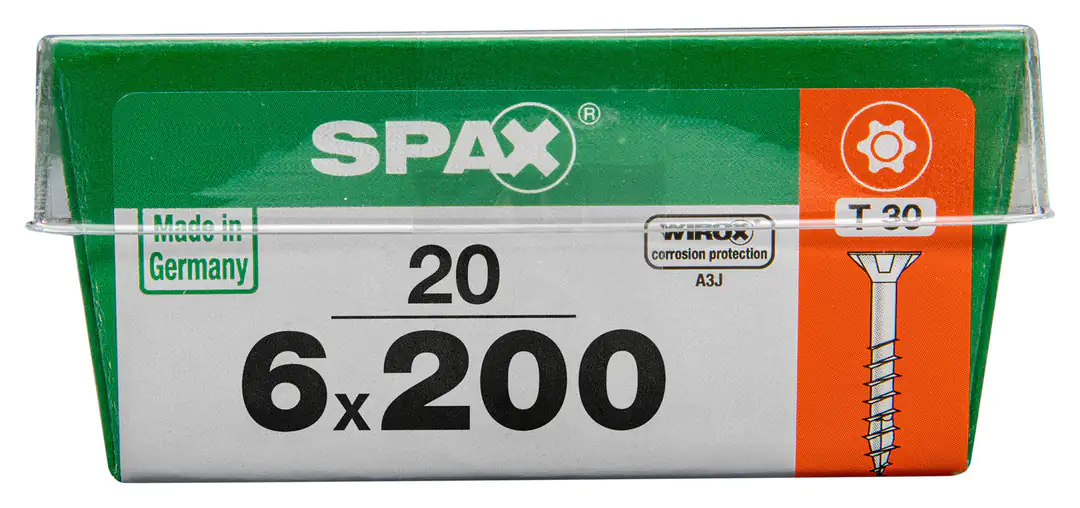 Spax Universalschrauben 6.0 x 200 mm TX 30 - 20 Stk.