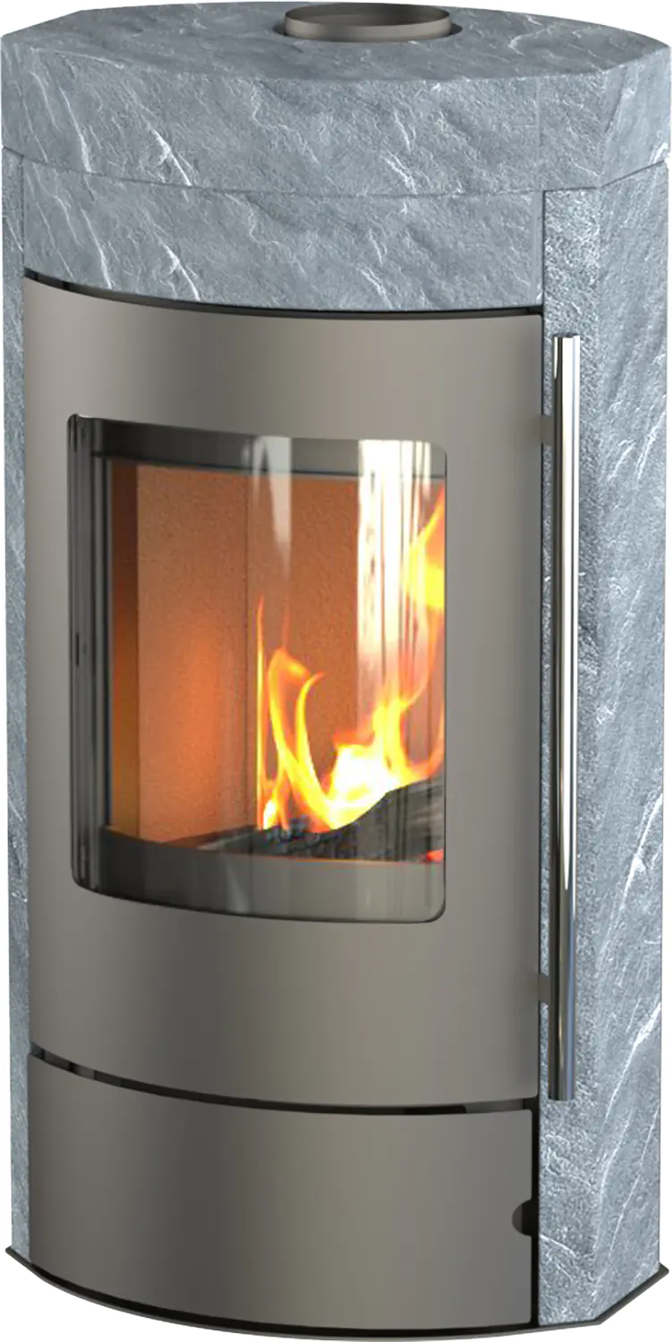 Thermia Kaminofen Ignis Mass Naturstein grau 8 kW Thermia Kaminofen Ignis Mass Naturstein grau 8 kW