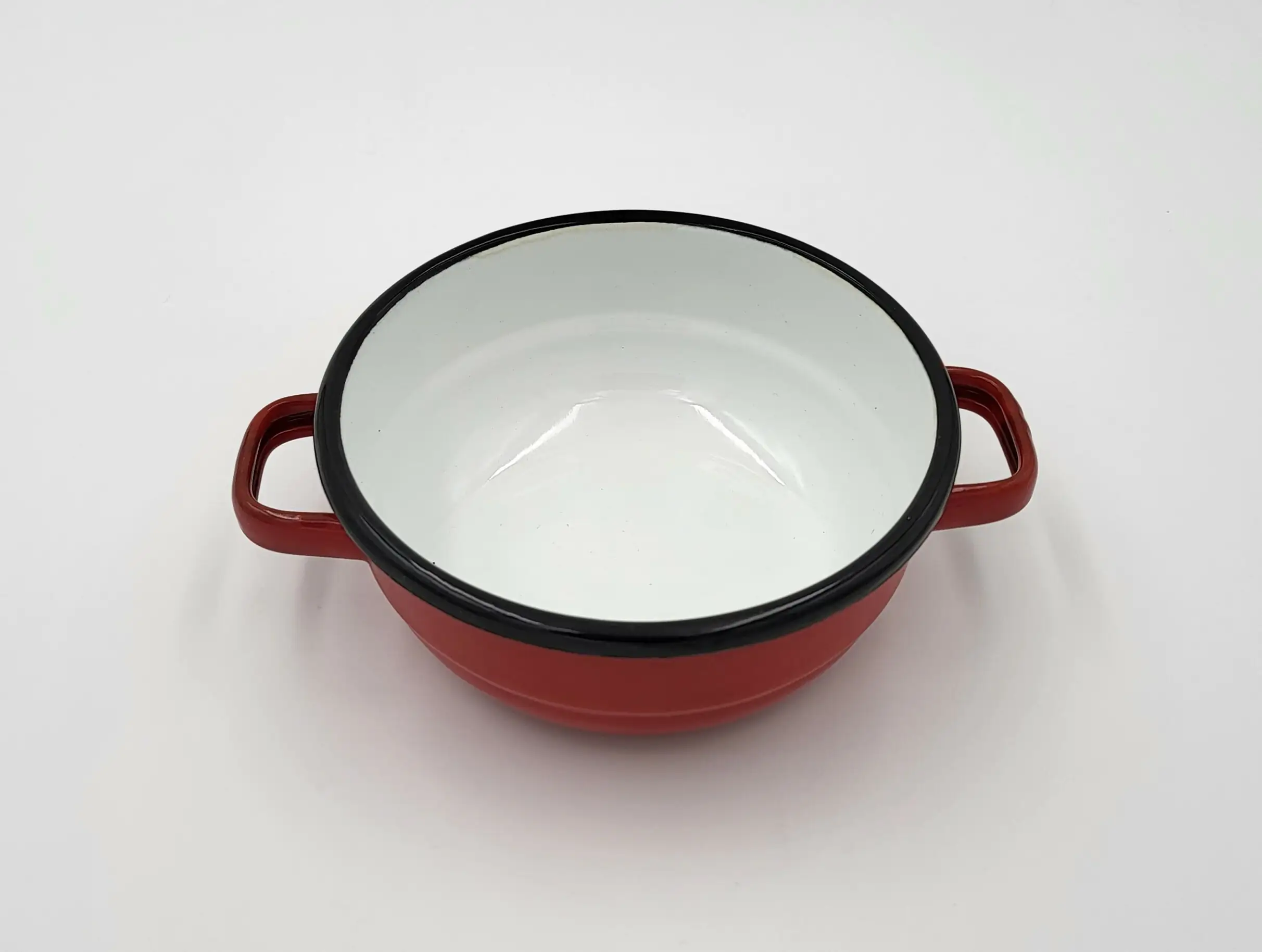 Su-Deco Suppenschale 14 cm Ø rot weiss