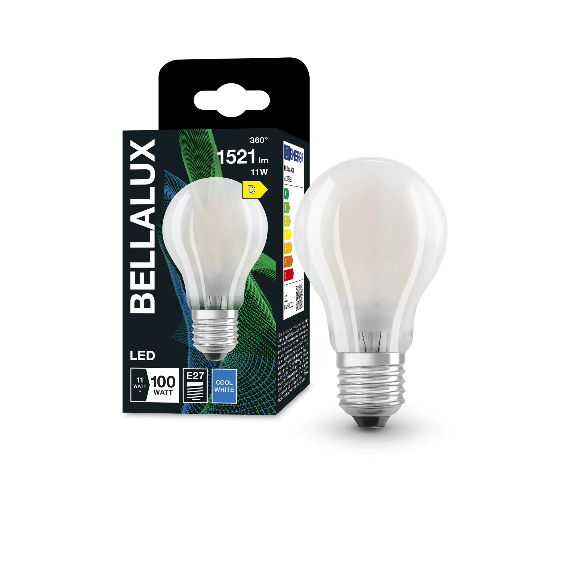 Bellalux LED Leuchtmittel Klassik A100 E27 11 W neutralweiß weiß matt