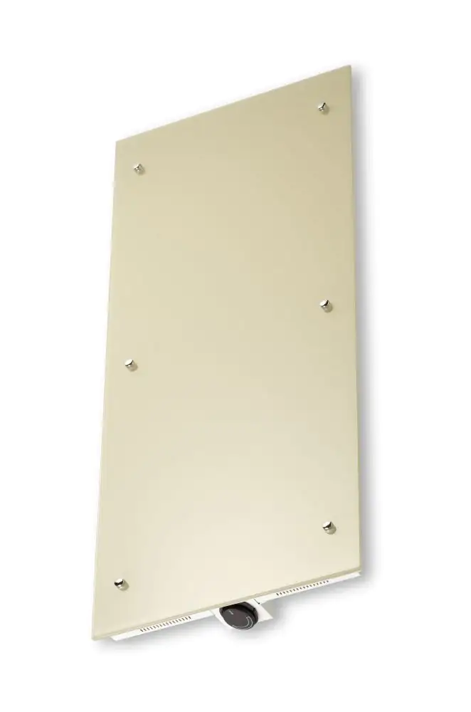 Bella Jolly Infrarot Glasheizkörper 45x120 cm 850 Watt weiß