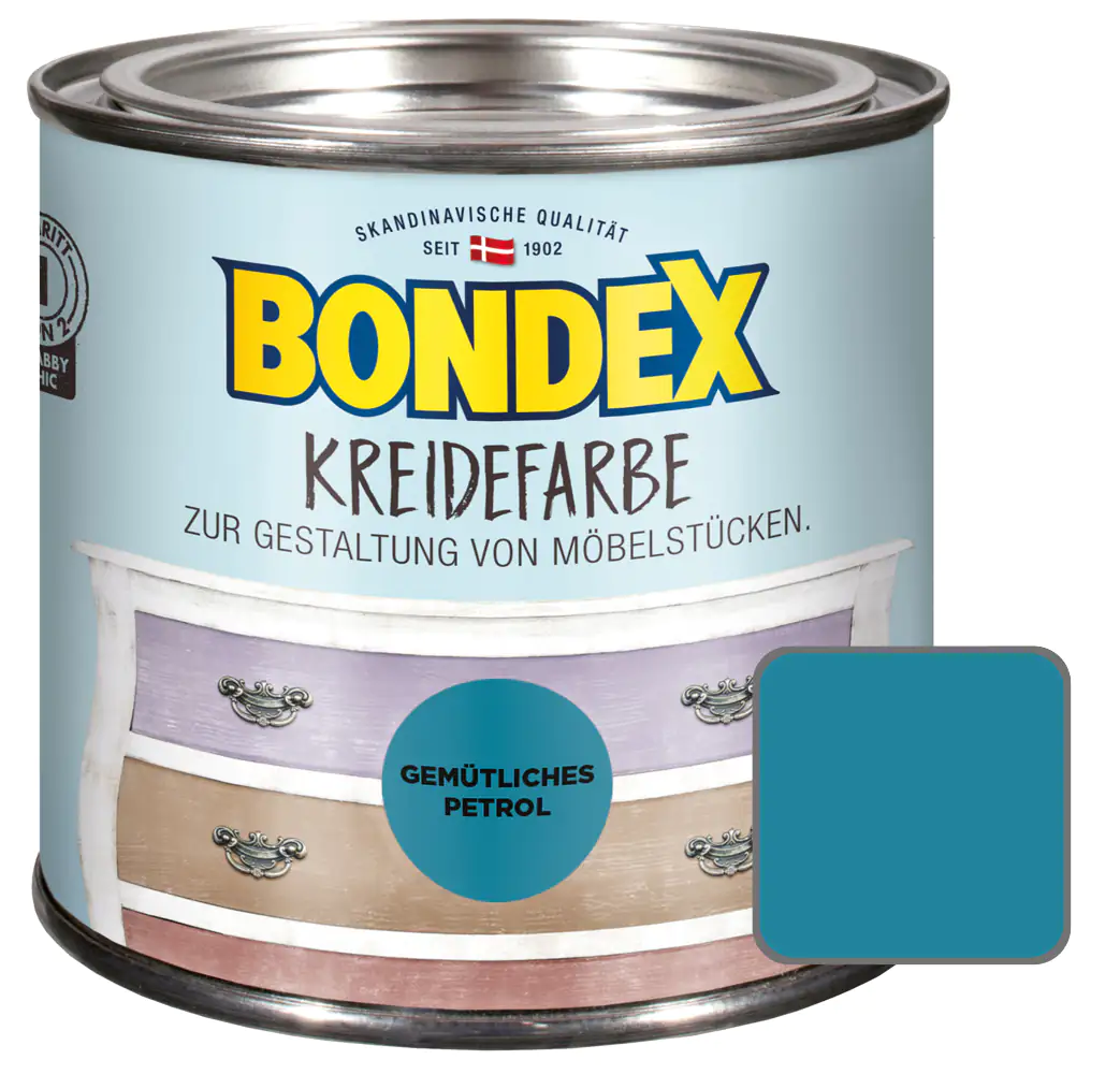 5010426802602 Bondex Kreidefarbe 500 ml gemütliches petrol