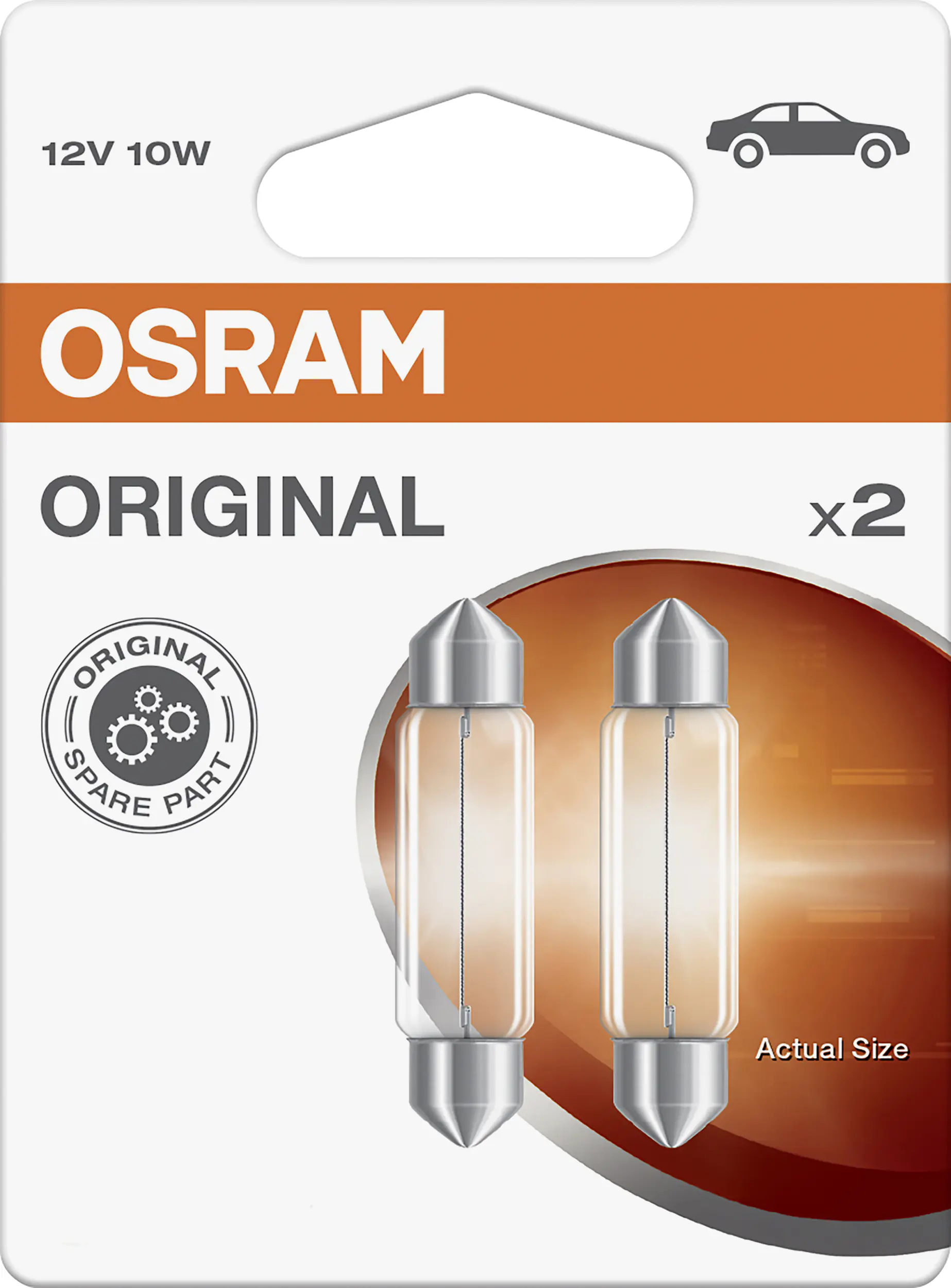 Osram Sofittenlampe C10W Original 2.0 2 Stück