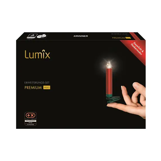 Krinner Lumix Weihnachtsbaumkerzen Premium mini Erweiterungsset 6 LEDs Krinner Lumix Weihnachtsbaumkerzen Premium mini Erweiterungsset 6 LEDs