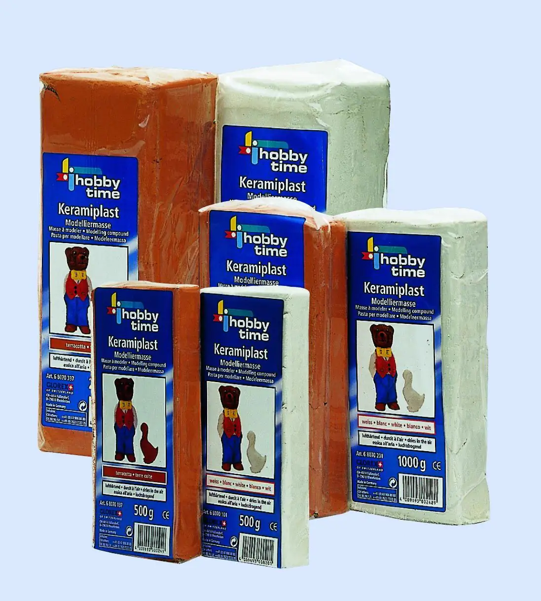 Glorex Keramiplast 500 g, weiß