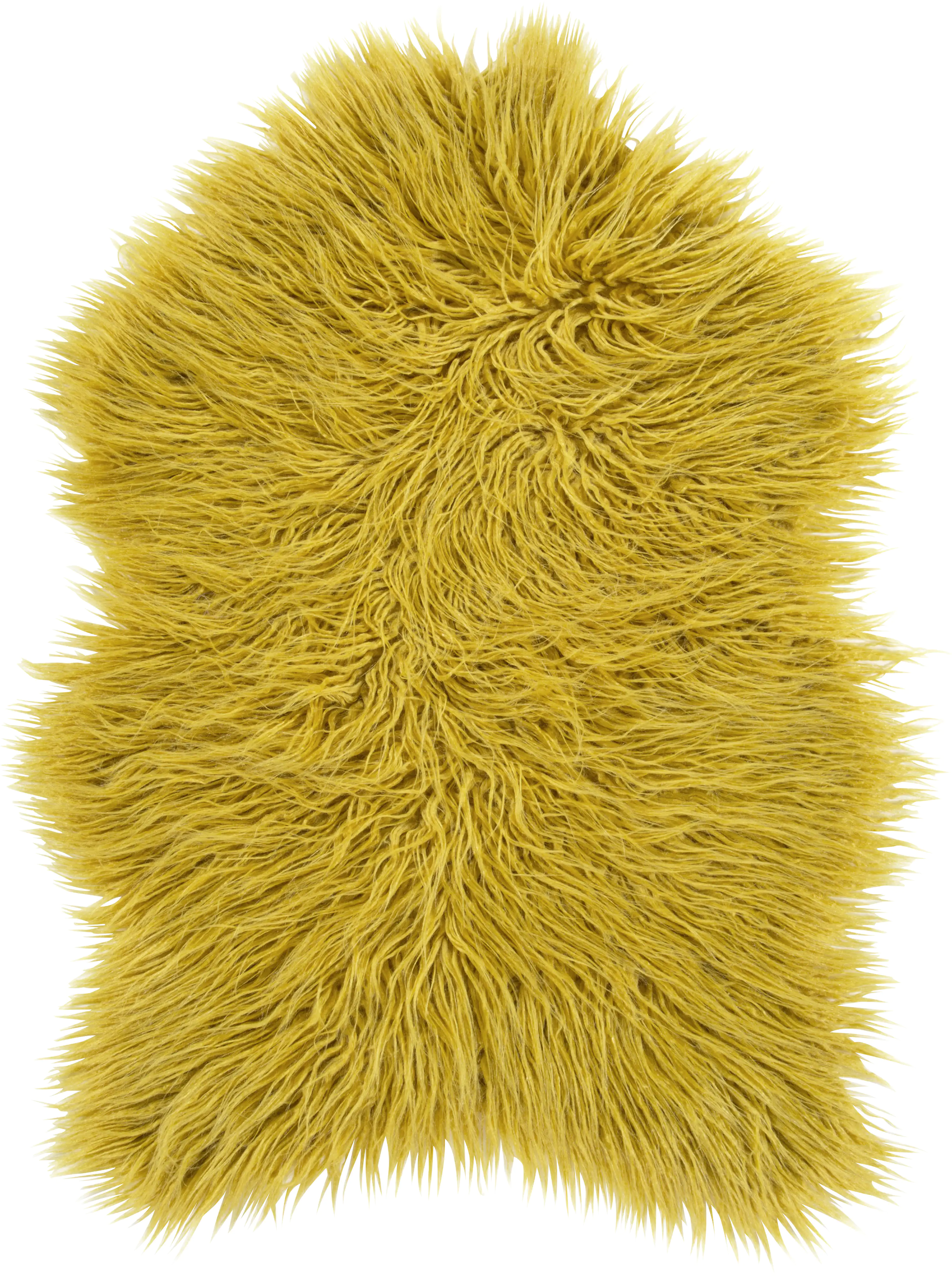 Andiamo Kunstfell Birma safran, ca. 50 x 80 cm