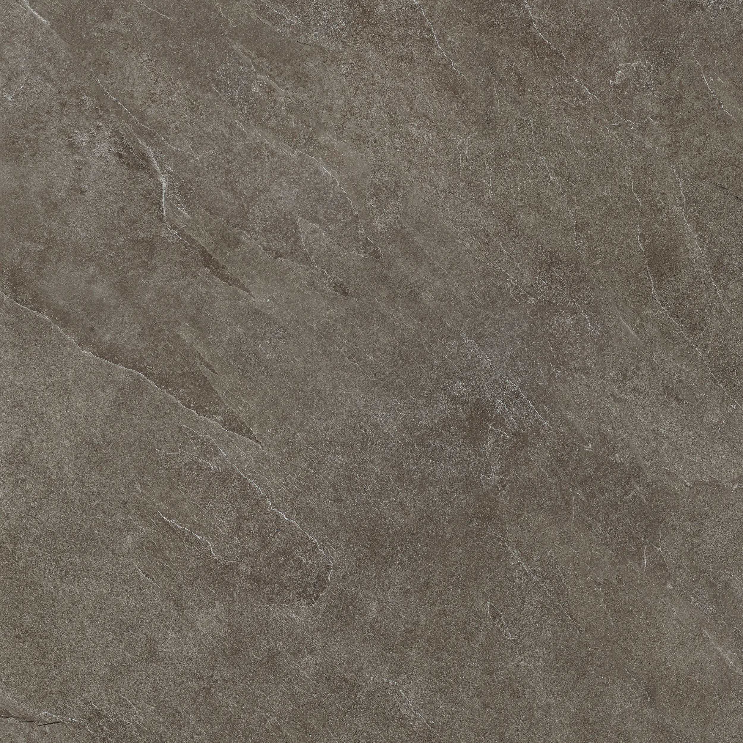 Terrassenplatte Feinsteinzeug Ash 80 x 80 cm taupe matt