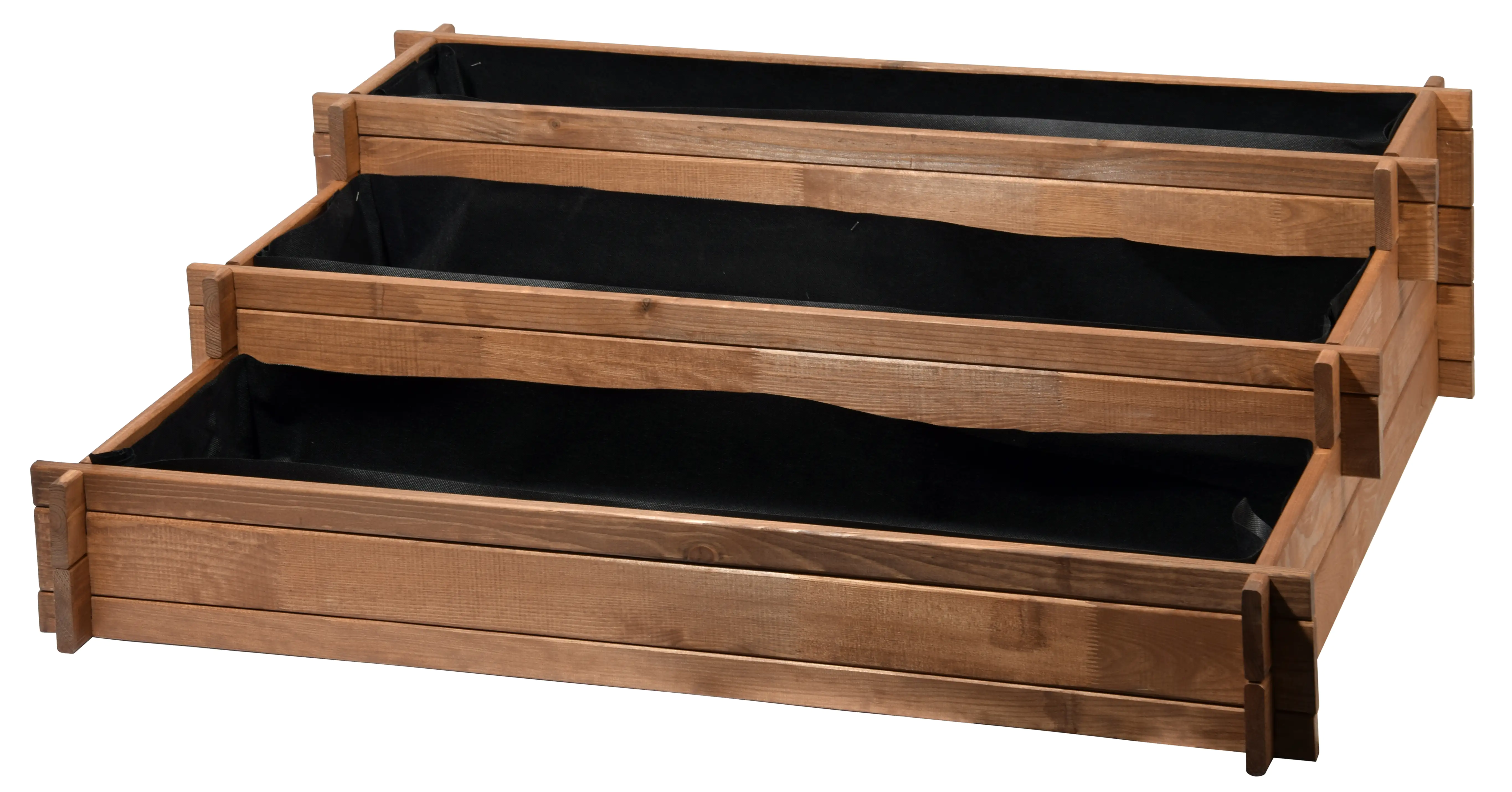 4042085581803_2 Dobar Pflanzkasten-Hochbeet Peru inkl. Pflanzfolie ca. 110x36x88 cn
