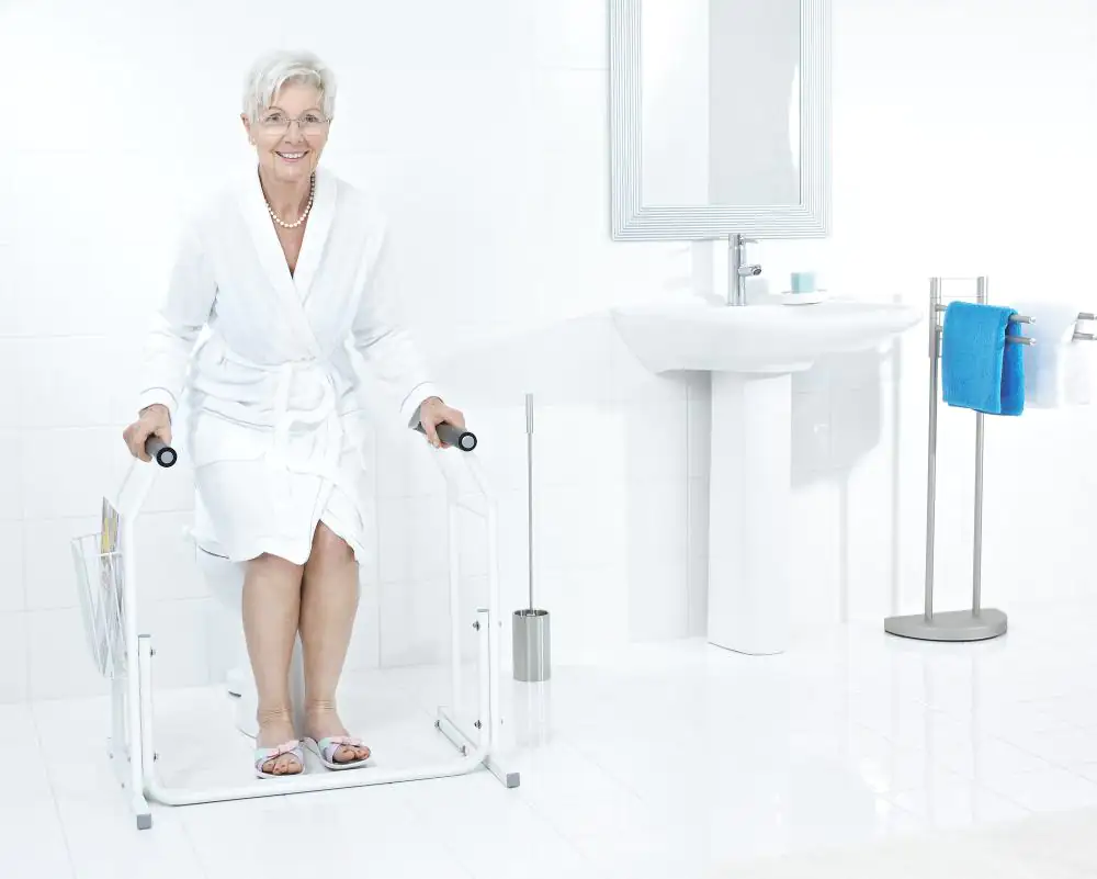 Ridder Mobile WC-Aufstehhilfe inkl. Ablagekorb