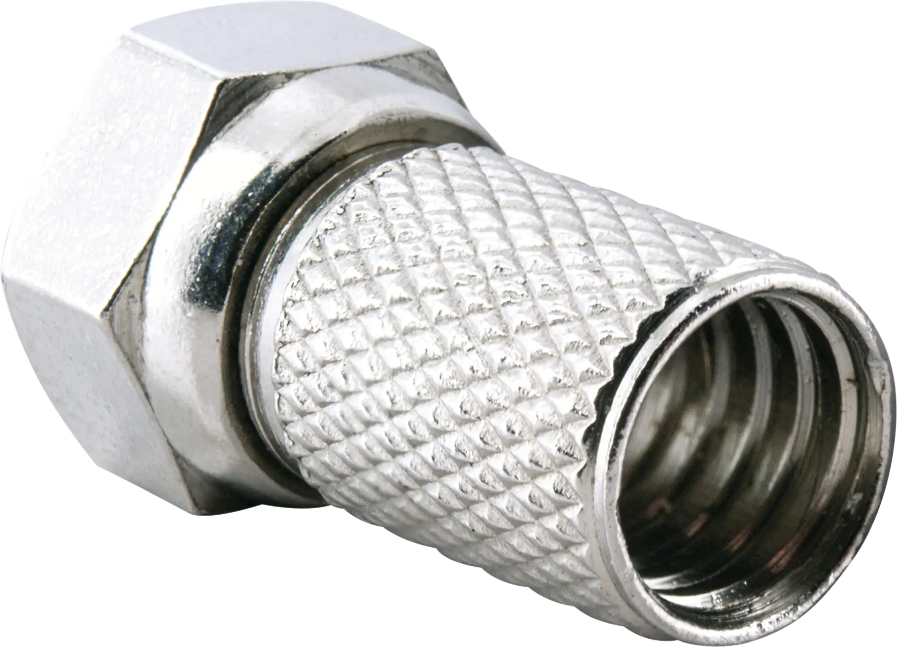 Schwaiger F Stecker FST7002 531 2x F Aufdrehstecker für Kabel mit 7mm Durchmesser