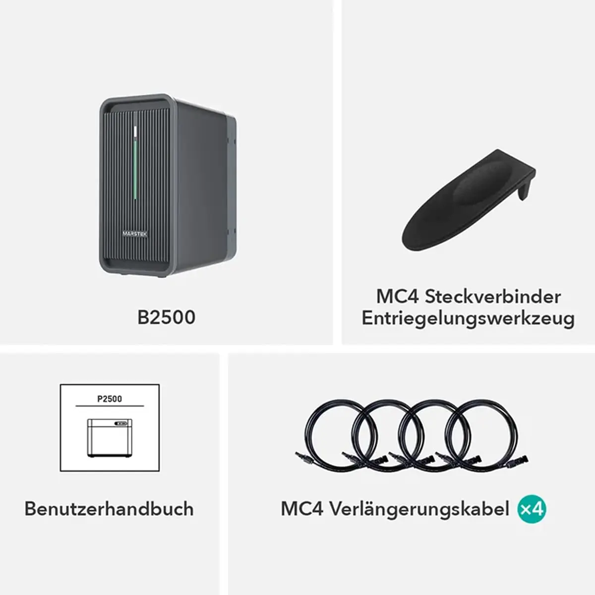 Marstek Balkonkraftwerk-Speicher B2500-D 2240Wh Marstek Balkonkraftwerk-Speicher B2500-D 2240Wh