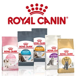 Verschiedene Sorten Katzenfutter von Royal Canin.