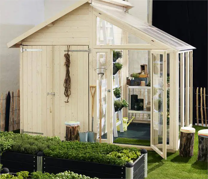 Plus Geräteraum Glasanbau 316 x 208 x 295 cm