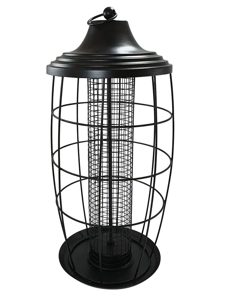 Nobby Futtersäule mit Gitter Ø 19 x 39 cm, schwarz