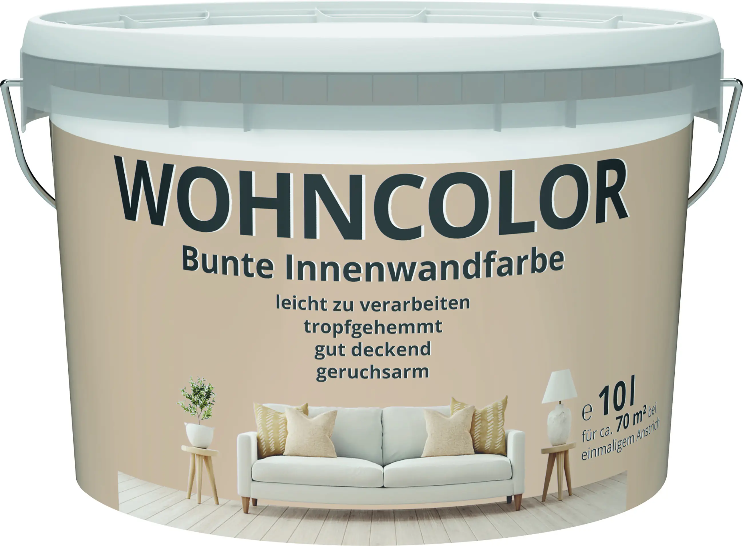 Wohncolor Wandfarbe kaffeezauber 10 L