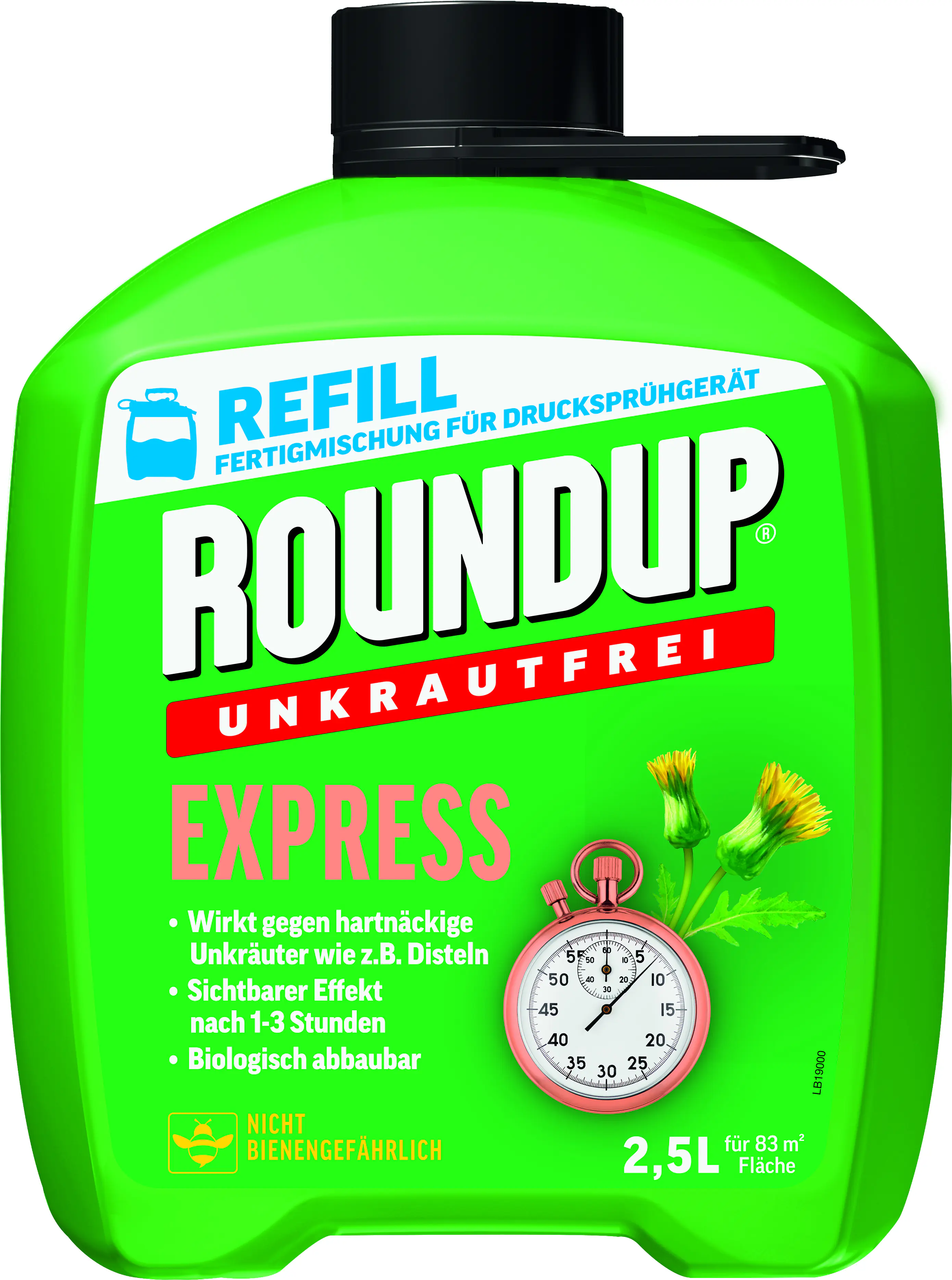 Roundup Unkrautfrei Express Fertigmischung 2,5 L