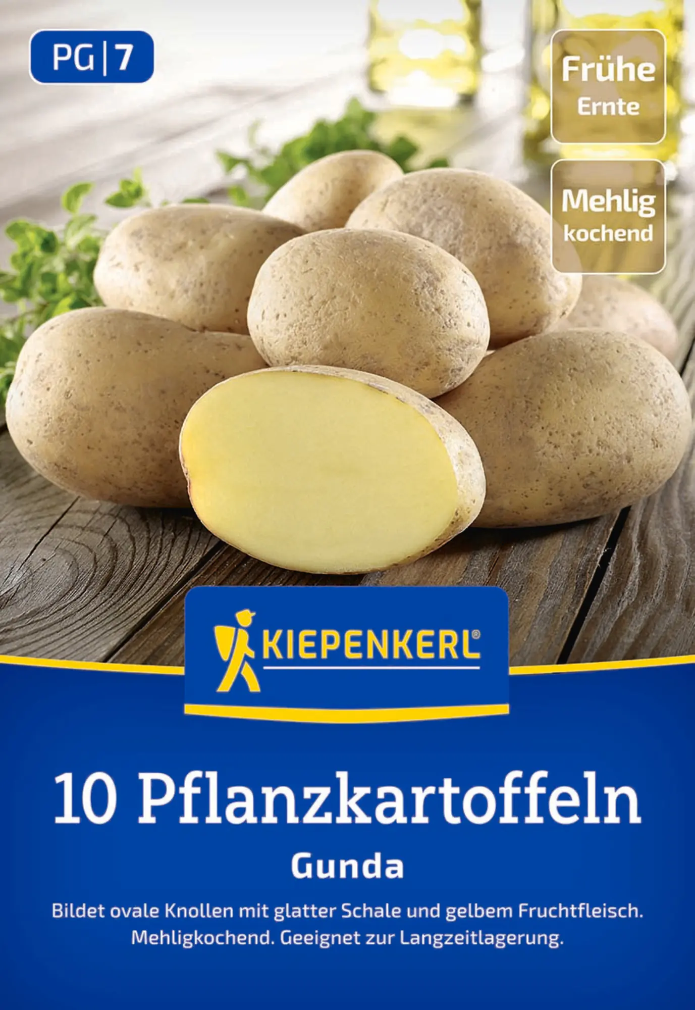 Kiepenkerl Pflanzkartoffel Gunda 10 Stück