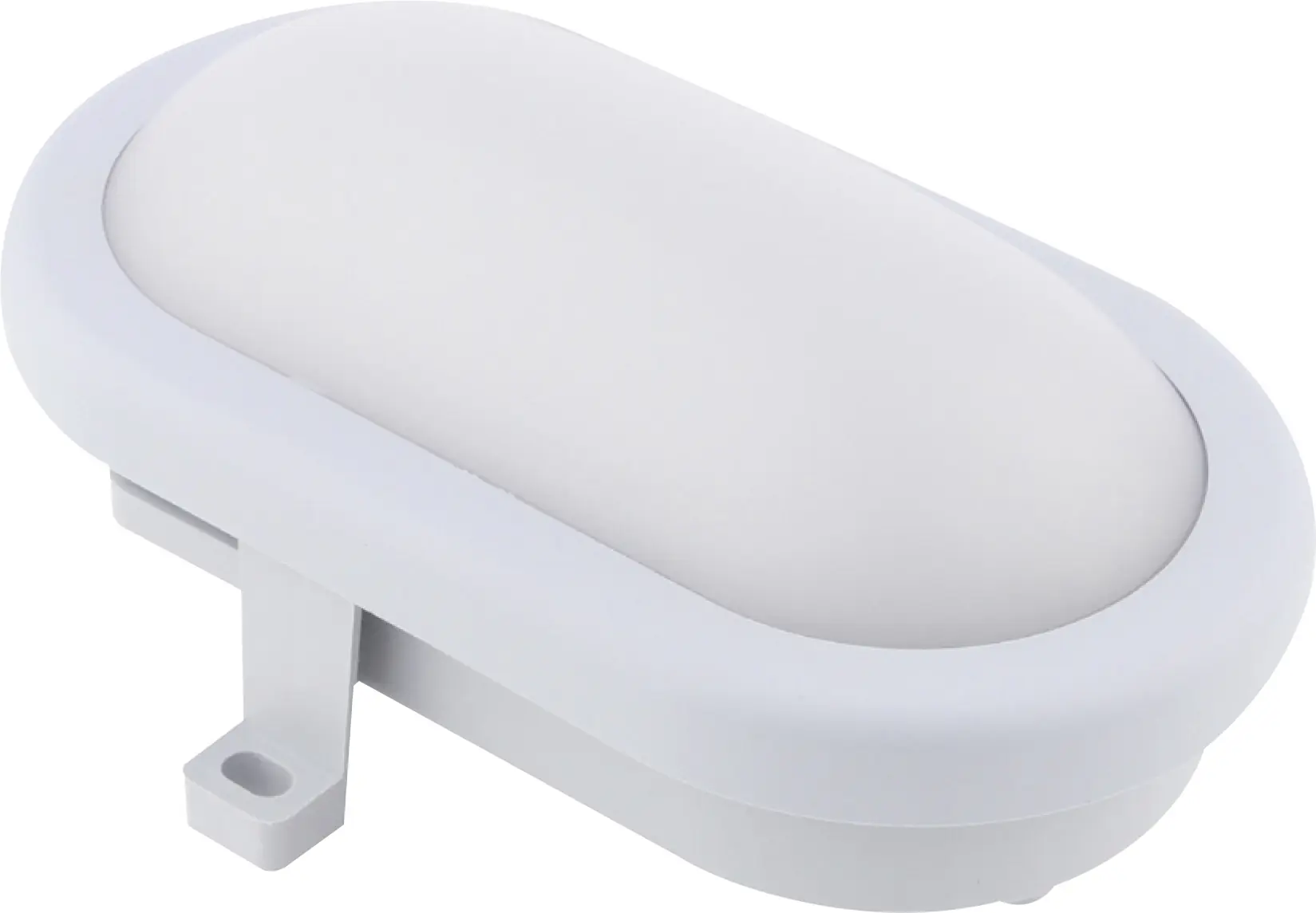 LED Ovalleuchte 12 W grau, 16,5 x 11,5 cm, IP 54