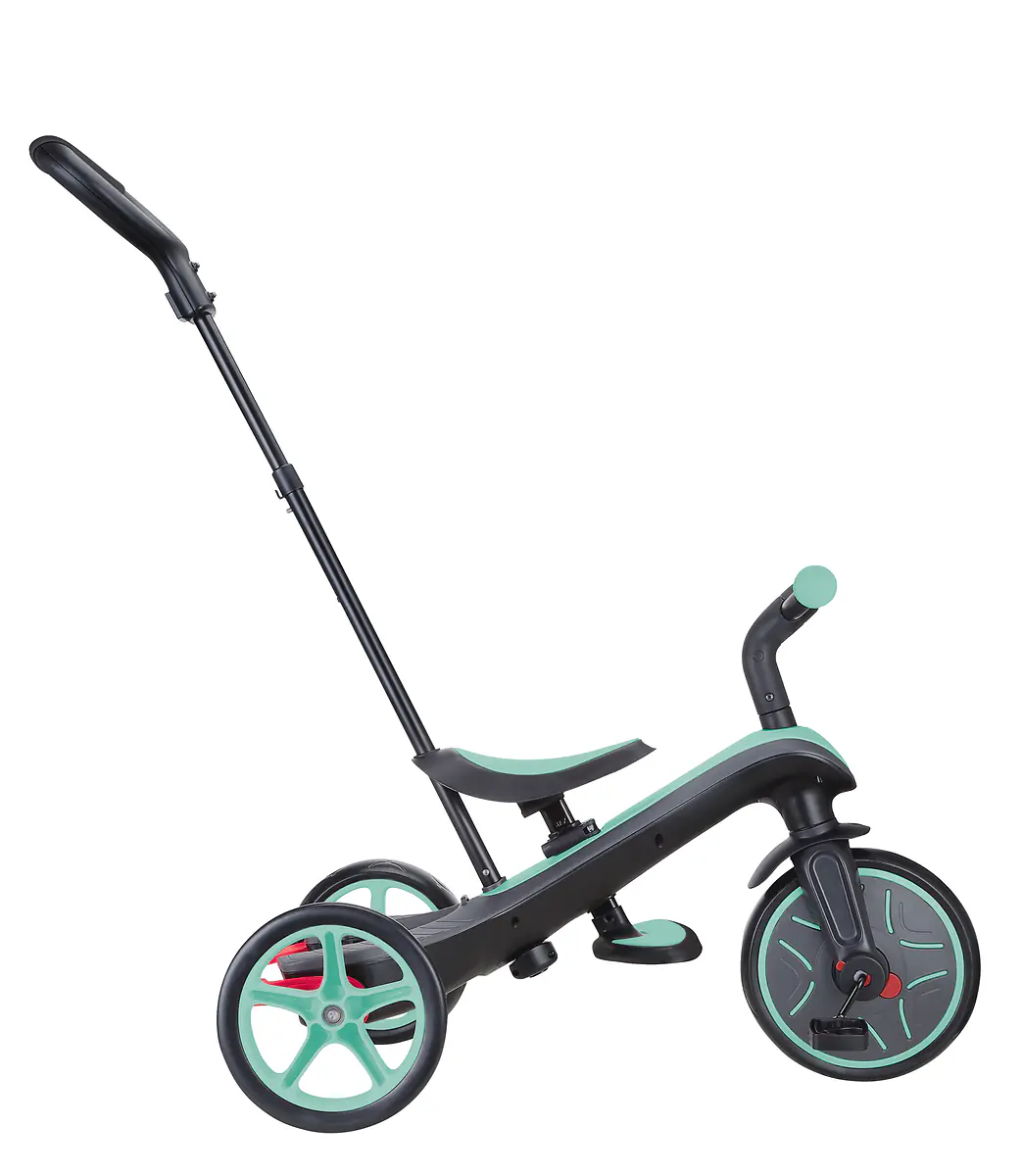 Globber Dreirad für Kinder Explorer Trike 4-in-1 schwarz/grau