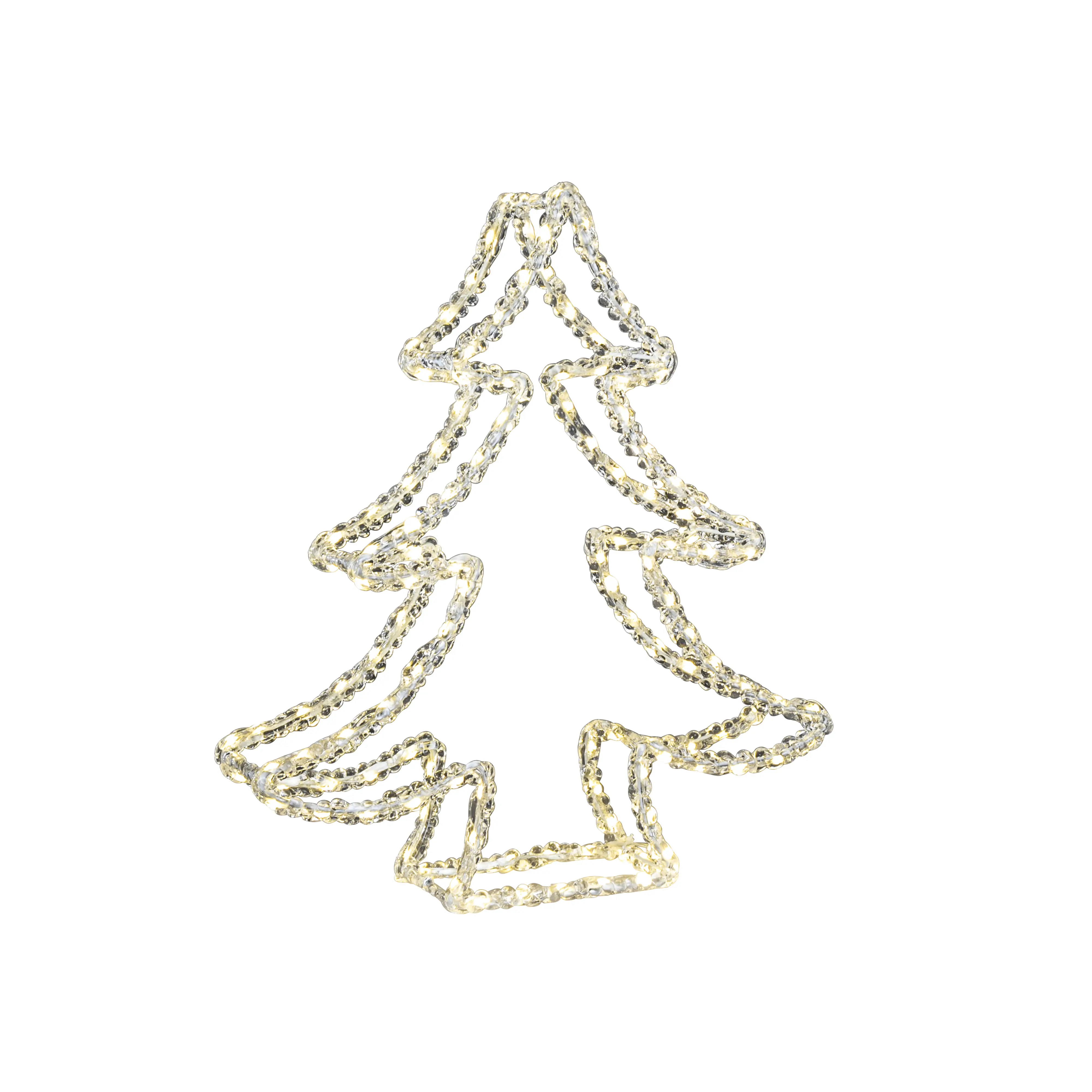 Konstsmide LED Weihnachtsdeko doppelter Weihnachtsbaum 131 Dioden 45 cm warmweiß