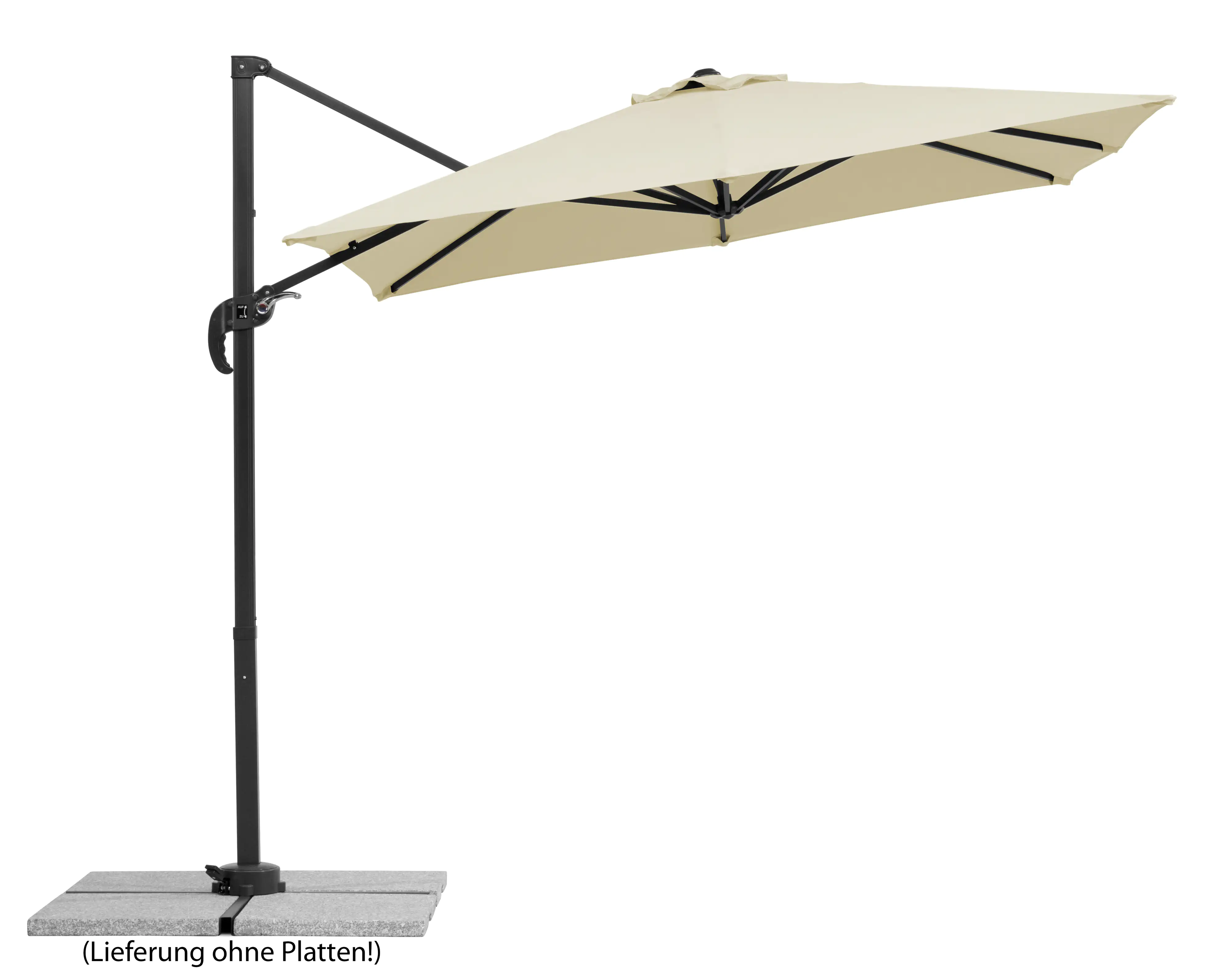 Schneider Sonnenschirm Rhodos Junior natur 230 x 230 cm Schneider Sonnenschirm Rhodos Junior natur 230 x 230 cm