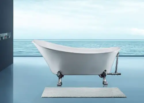 TrendLine Freistehende Badewanne Opera Nostalgie 175 x 74 x 76 cm weiß
