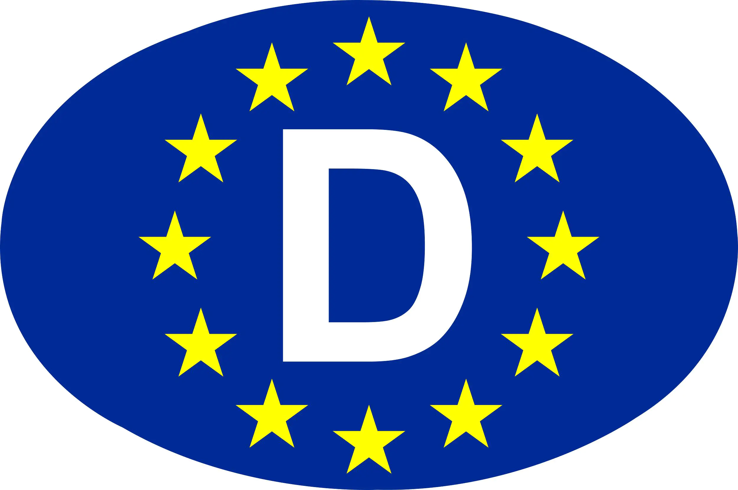 Hermann Schütz Aufkleber Europa-D Holografie 125x85mm