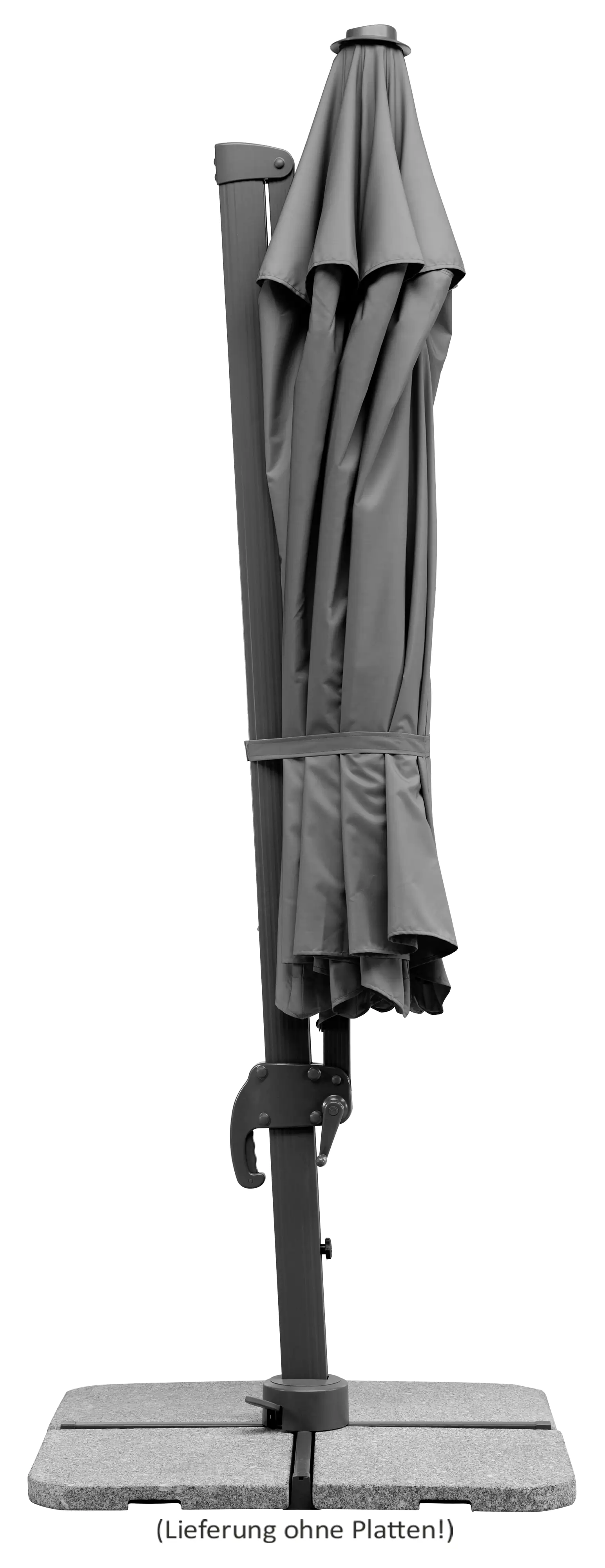 Schneider Ampelschirm Rhodos Grande anthrazit Ø 400 cm