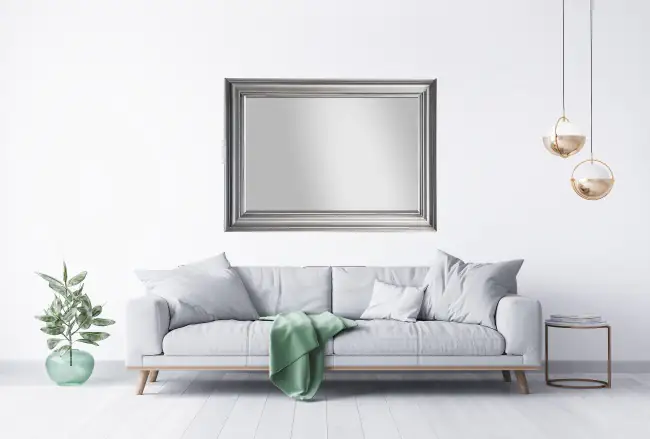 TrendLine Wandspiegel silber 77 x 107 cm