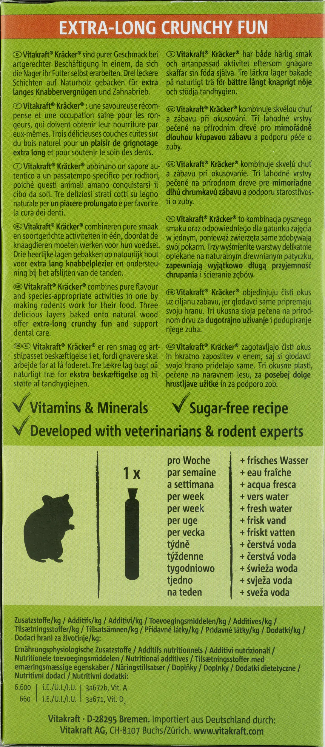 Vitakraft Kräcker® Honig & Dinkel 2 Stück / 112 g