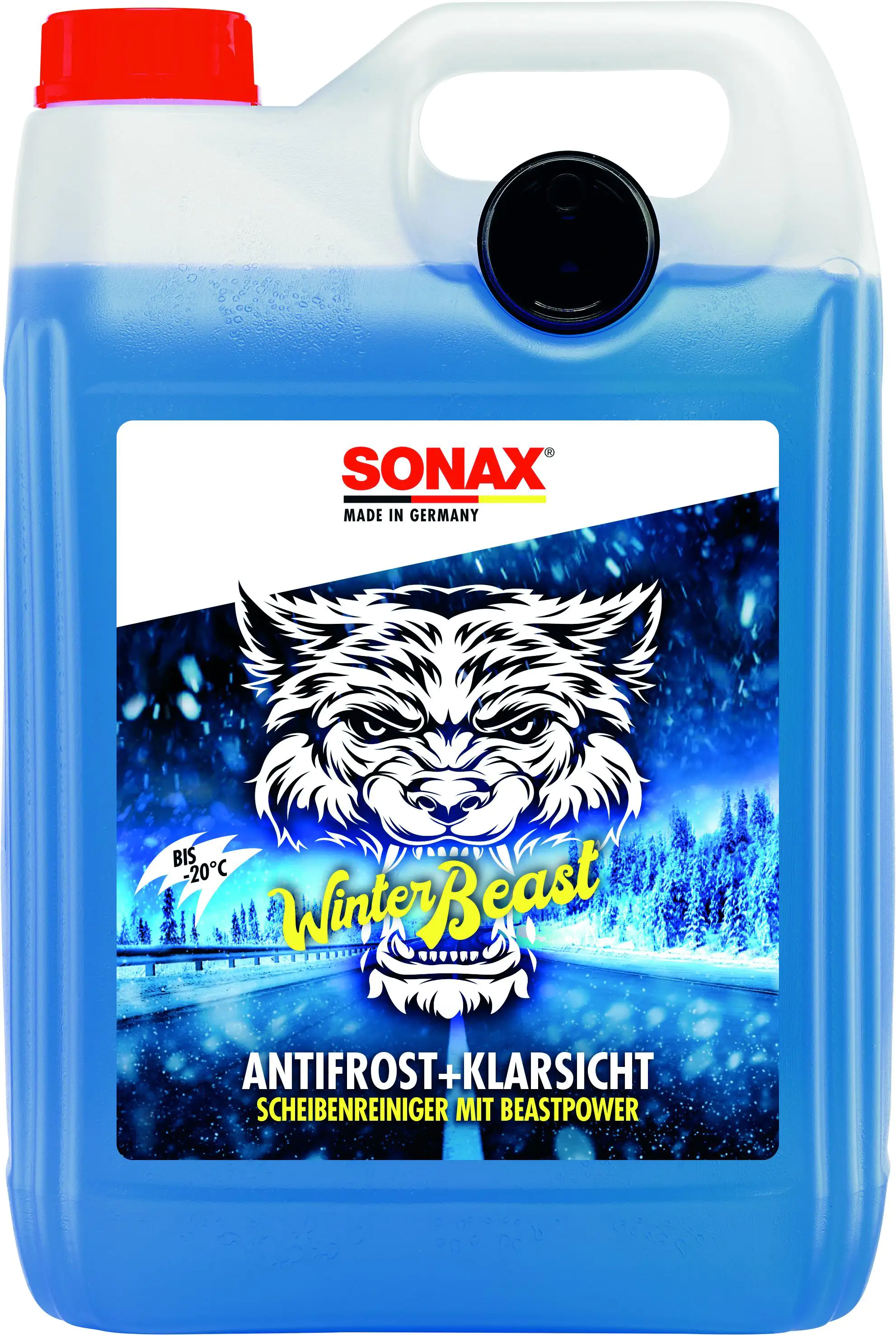4064700135505 Sonax Scheibenreiniger WinterBeast Antifrost & Klarsicht -20°C gebrauchsfertig 5L