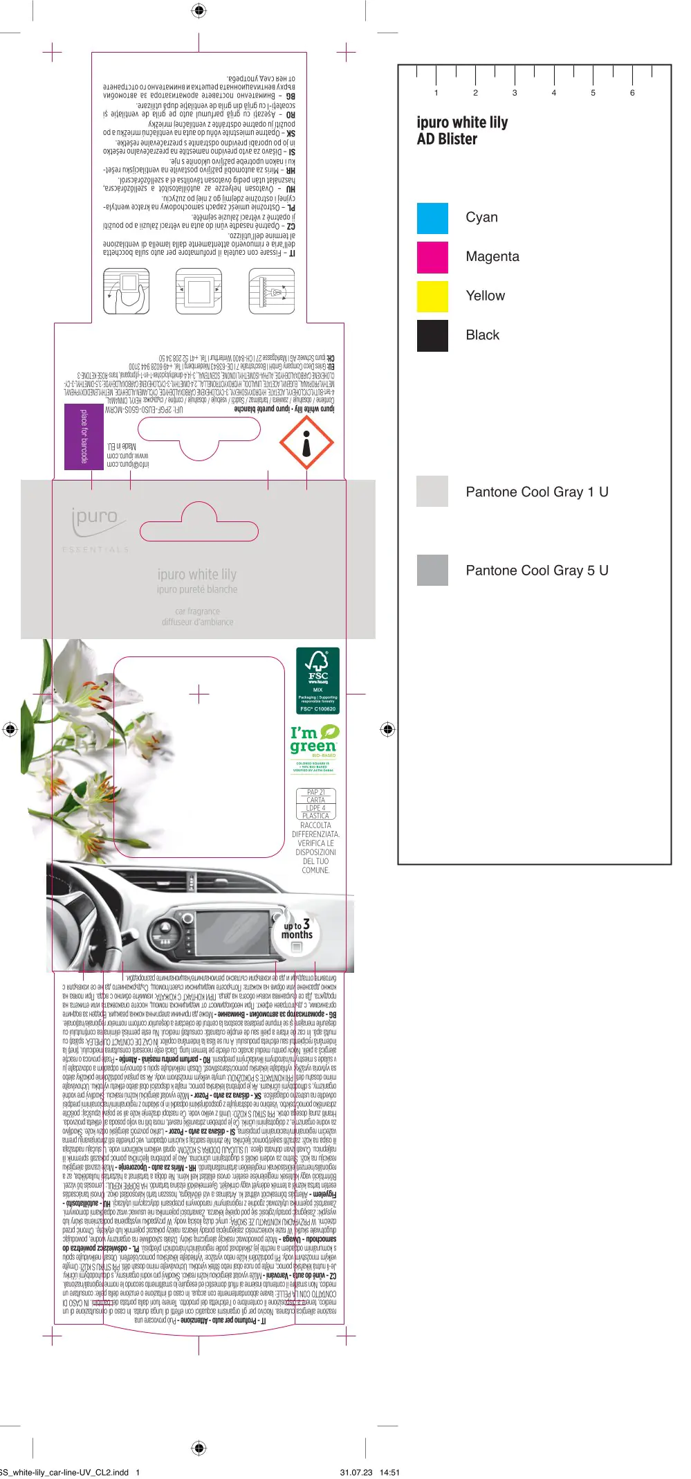 ipuro Essentials Autoduft White Lily ipuro Essentials Autoduft White Lily