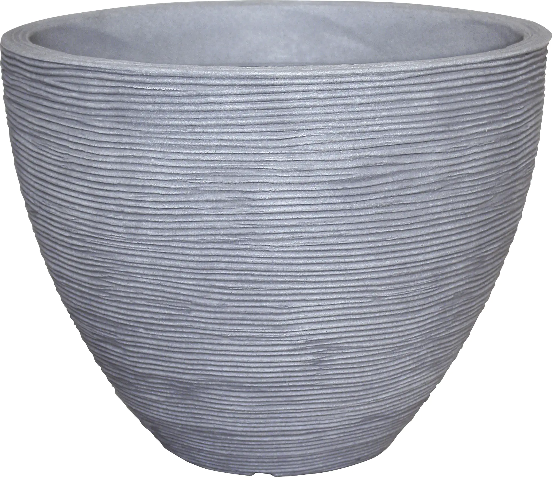 Geli Pflanztopf mit Rillen Ø 40 x 31 cm betonfarbe Geli Pflanztopf mit Rillen Ø 40 x 31 cm betonfarbe