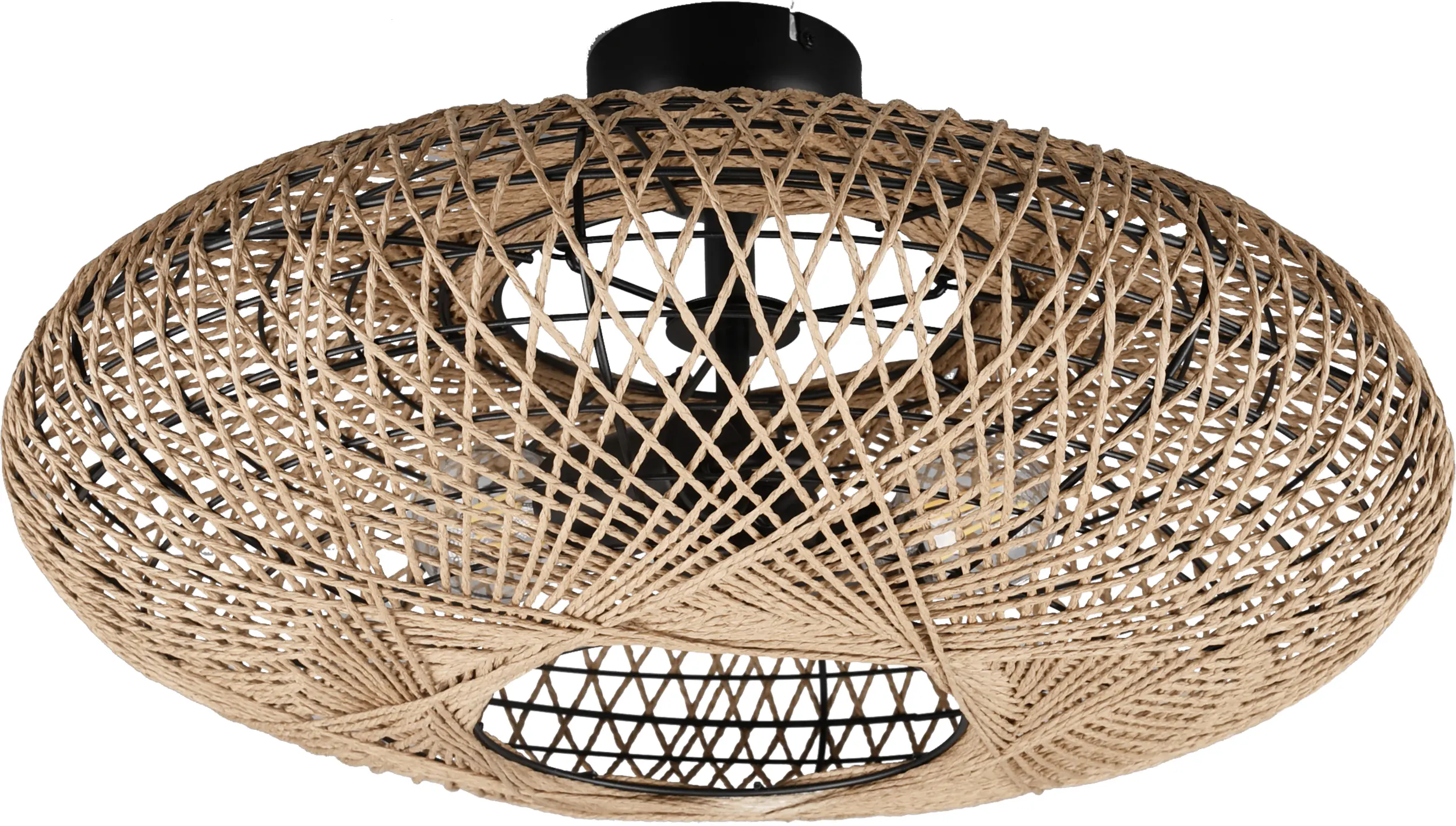 Trio Deckenleuchte Hedda sisalfarbig 