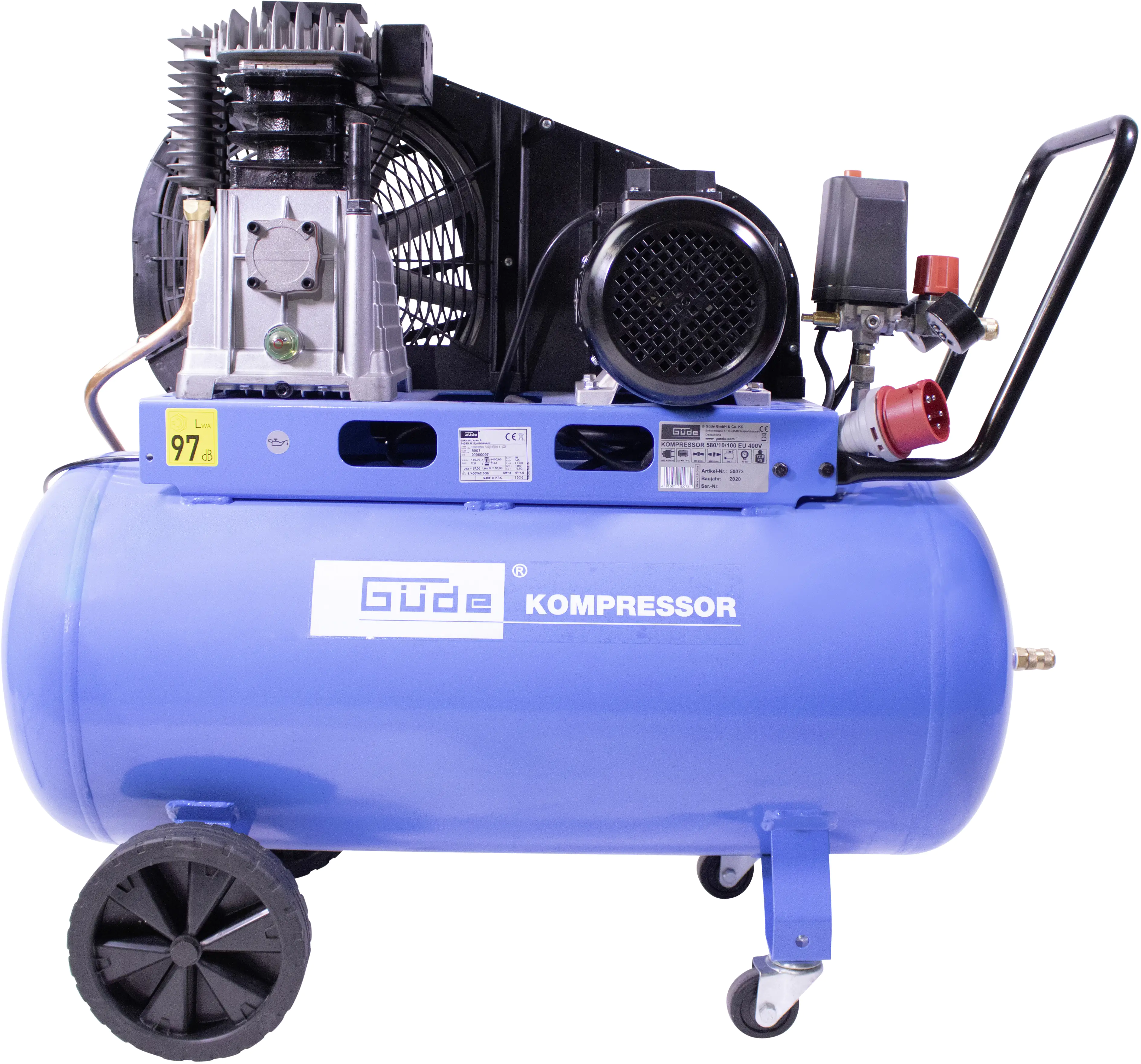 4015671500731_2879924 Güde Kompressor 580/10/100 EU 10 bar 100 l 480 l/min 3 kW