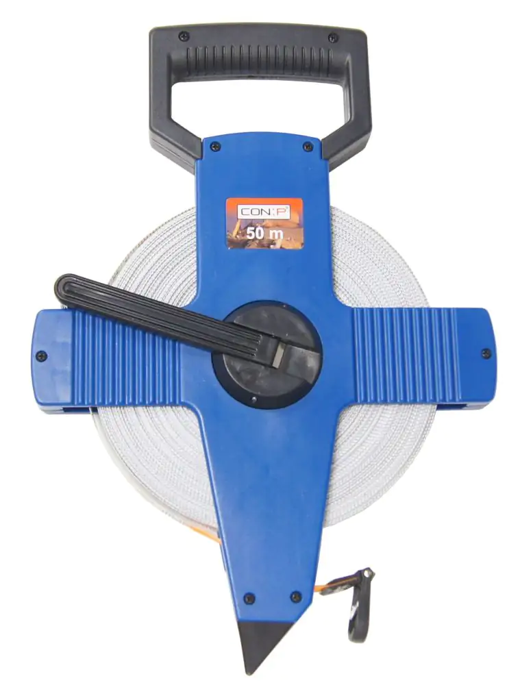 Rollbandmass 50 m auf Rahmen