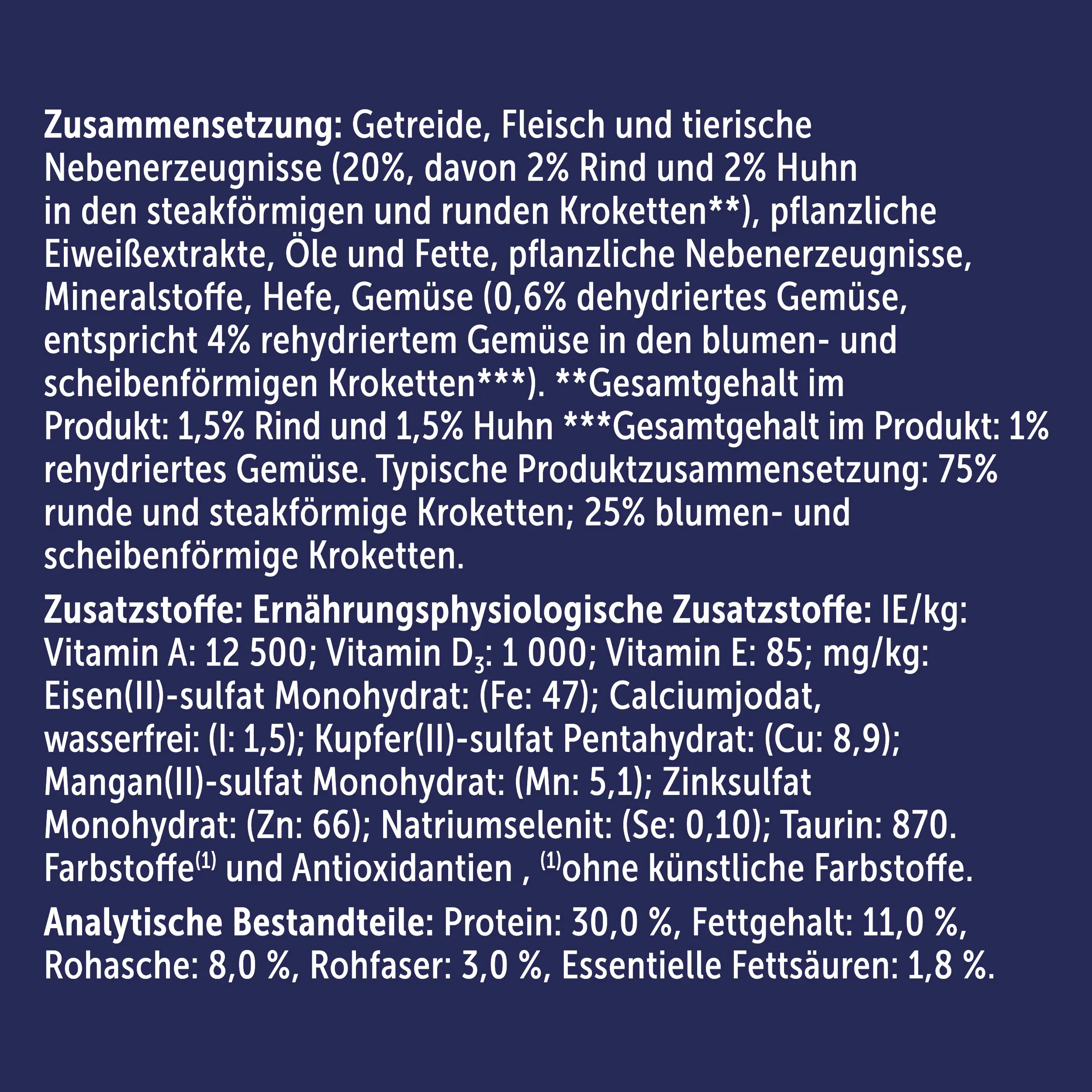 Felix Countryside Sensations mit Rind Huhn und Gemüse 2 kg