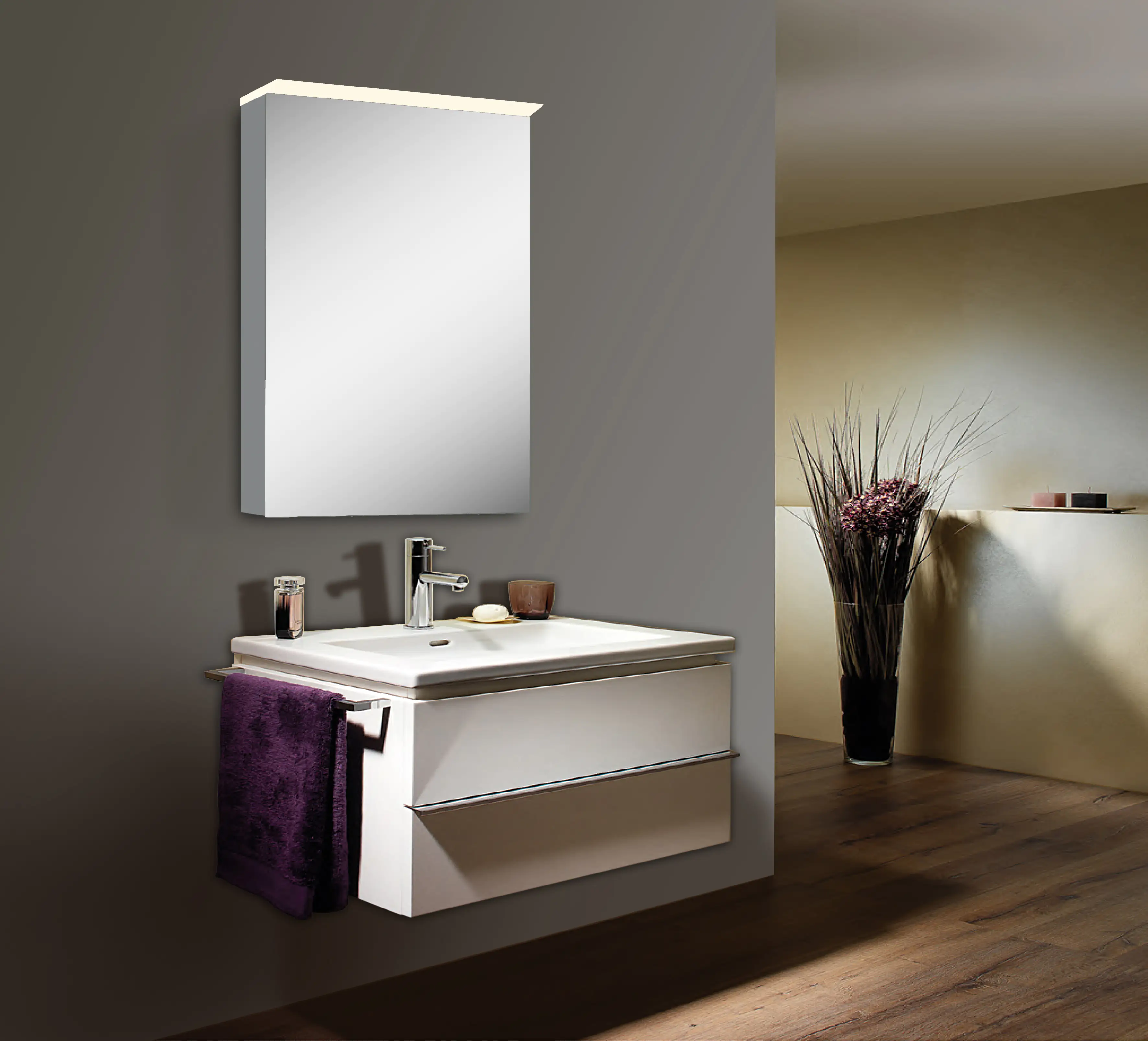 Primaster Spiegelschrank Silver Rock LED Primaster Spiegelschrank Silver Rock LED