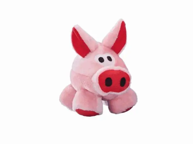Nobby Hundespielzeug Plüschfigur Schwein Coole Sau 18 cm pink