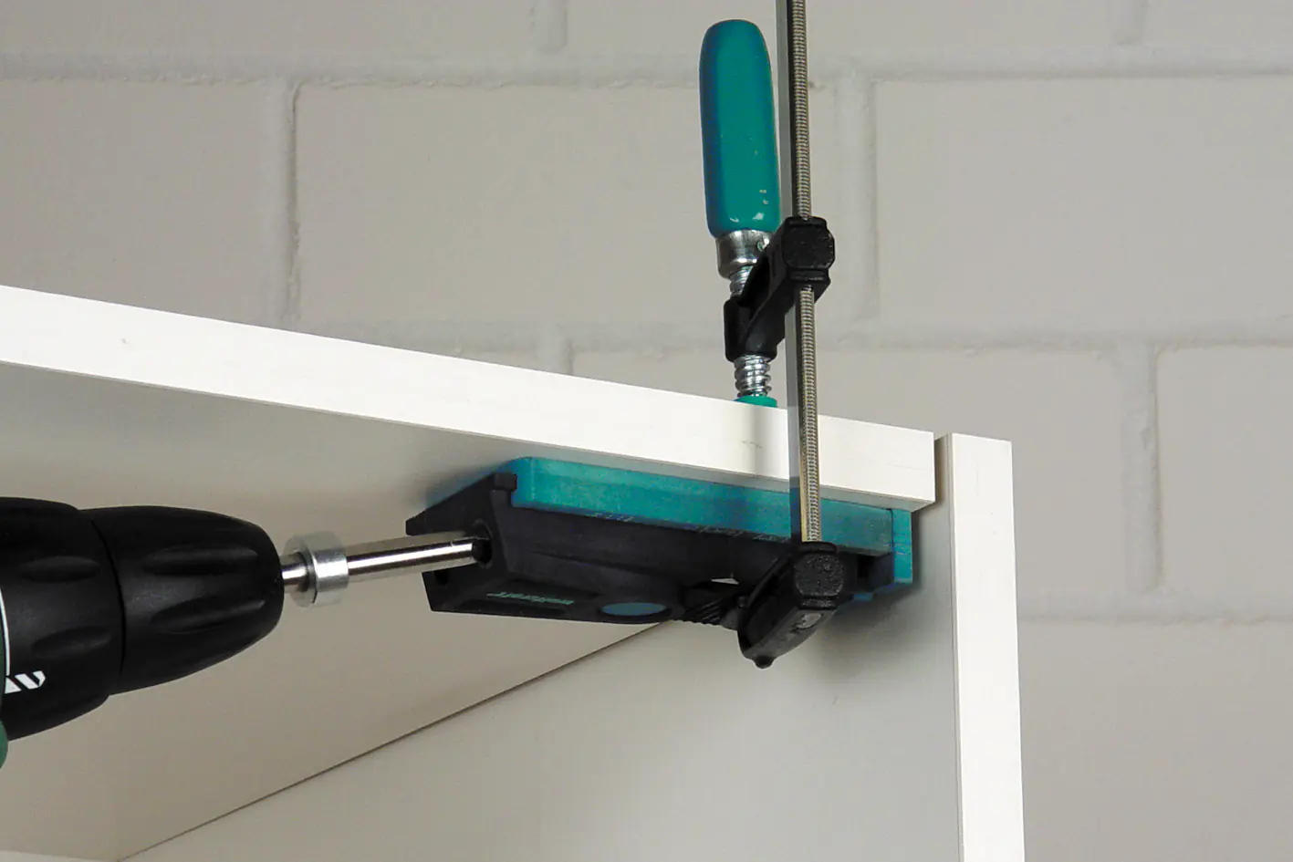 Wolfcraft Undercover Jig Bohrlehre Komplettset 54-teilig