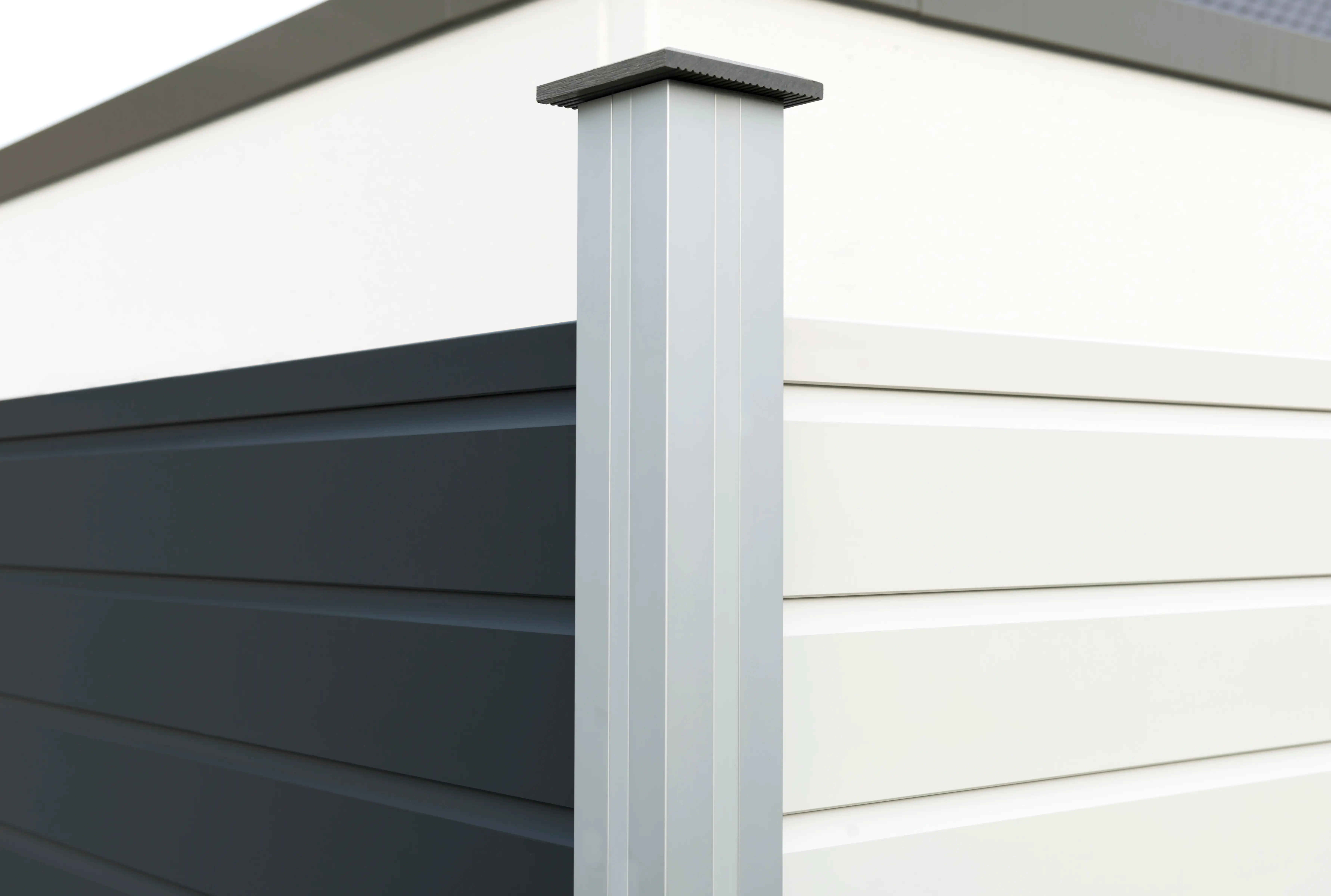 Osmo Sichtschutzelement Alu-Fence 184 x 179 cm (B x H), Grundelement, weiß