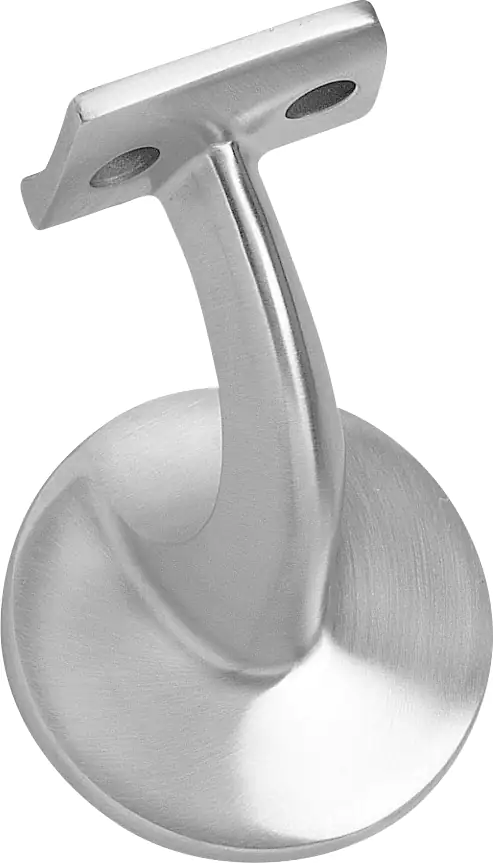 Intersteel Geländerhalter Edelstahl gebürstet mit runder Auflage