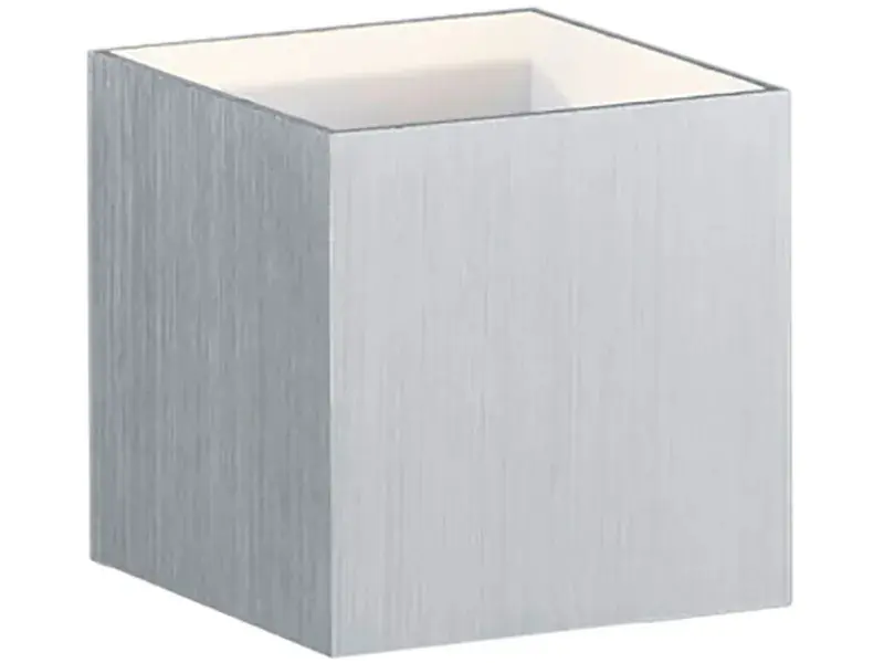 Trio Leuchten LED Wandleuchte Louis  4,3W warmweiß Aluminium gebürstet Aluminium