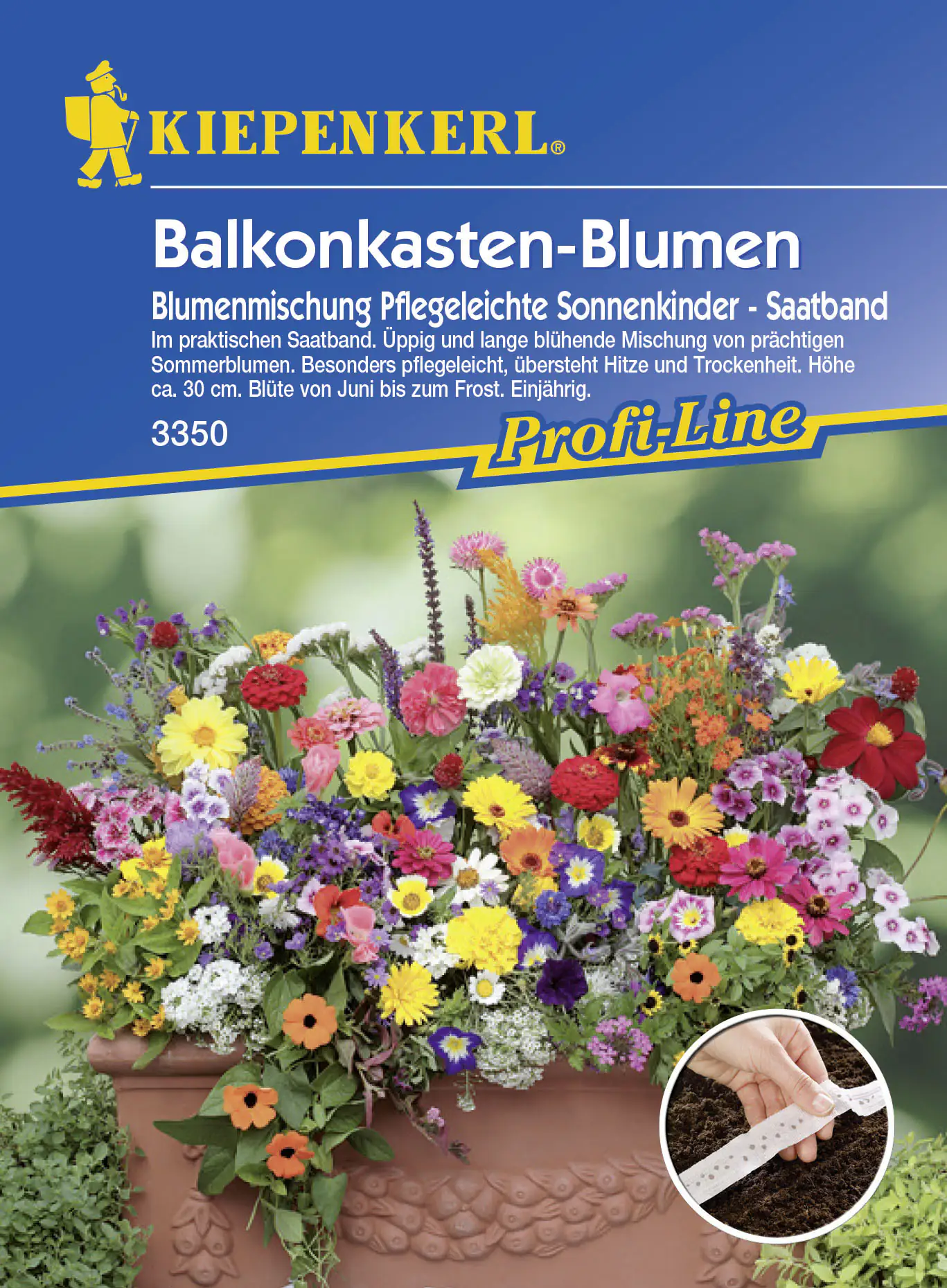 Kiepenkerl Balkonkasten-Blumen Pflegeleichte Sonnenkinder Inhalt: ca. 5 lfd. Meter Kiepenkerl Balkonkasten-Blumen Pflegeleichte Sonnenkinder Inhalt: ca. 5 lfd. Meter